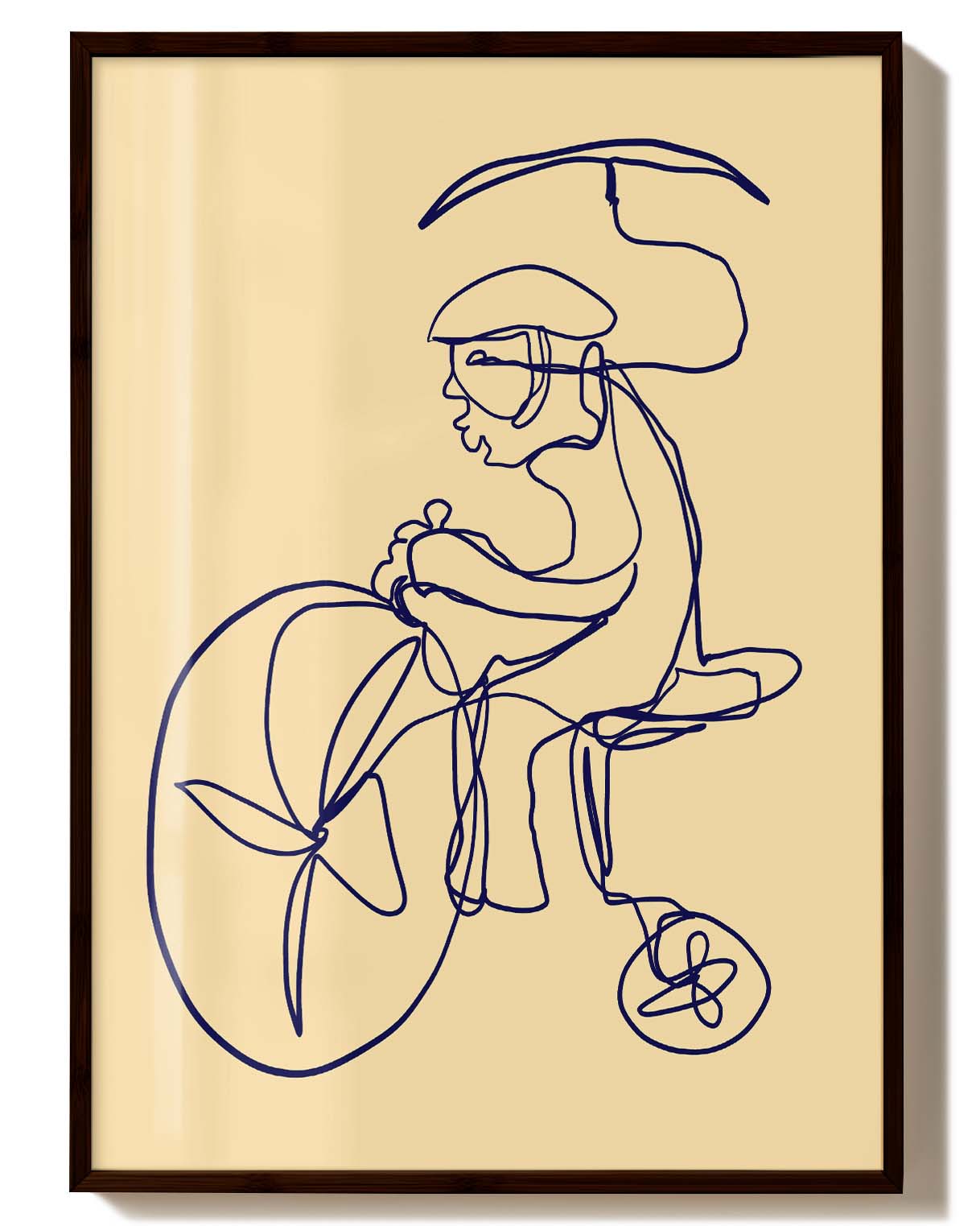 Speedr | Line Art Poster