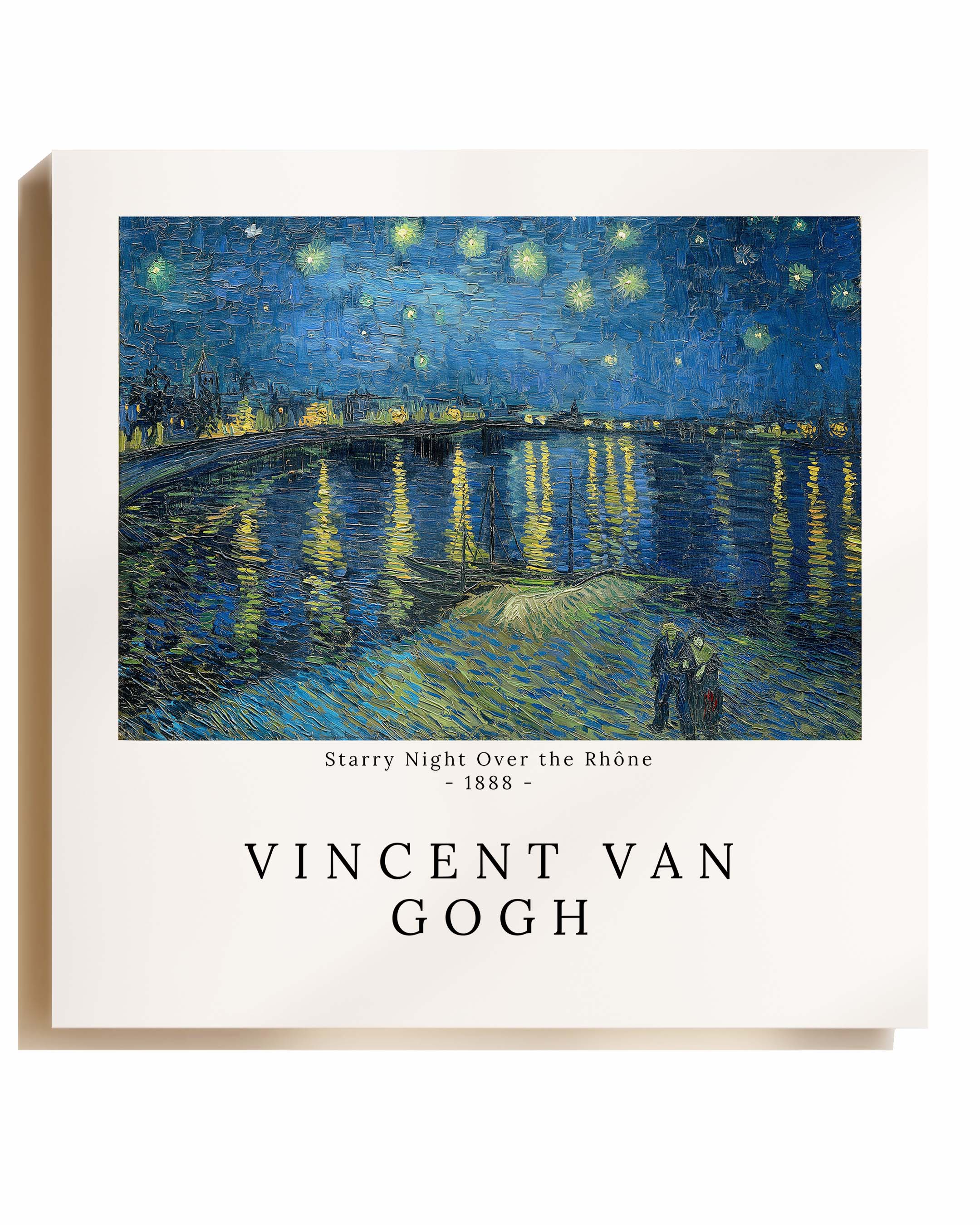 Starry Night Over the Rhône V2 - Leinwand