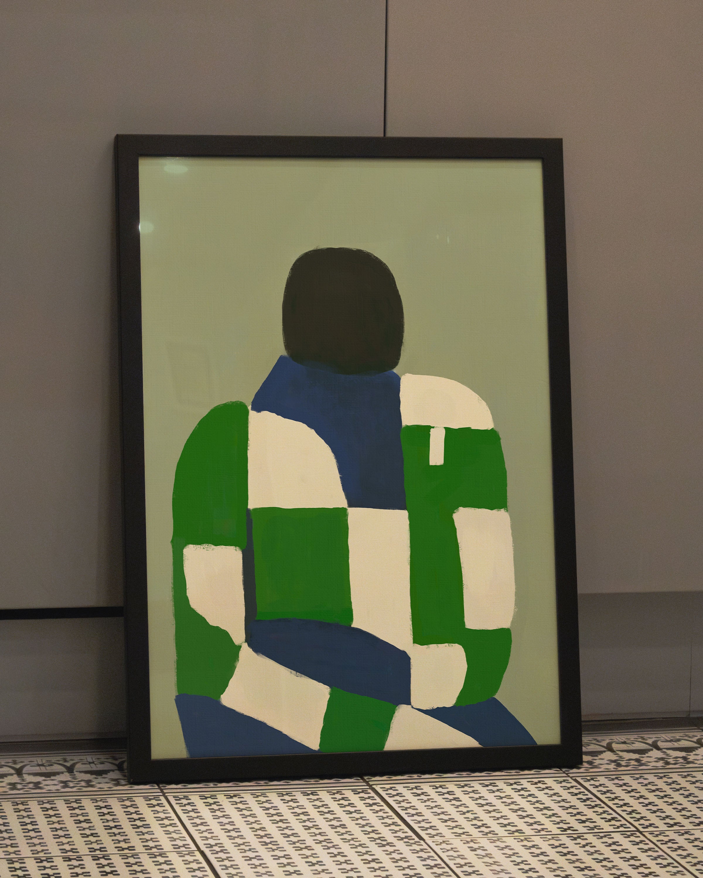 Silent Posture Poster – FineArt Wandbild, moderne Kunst & Fine Art Print von Spawnd, handgefertigt & Made in Germany