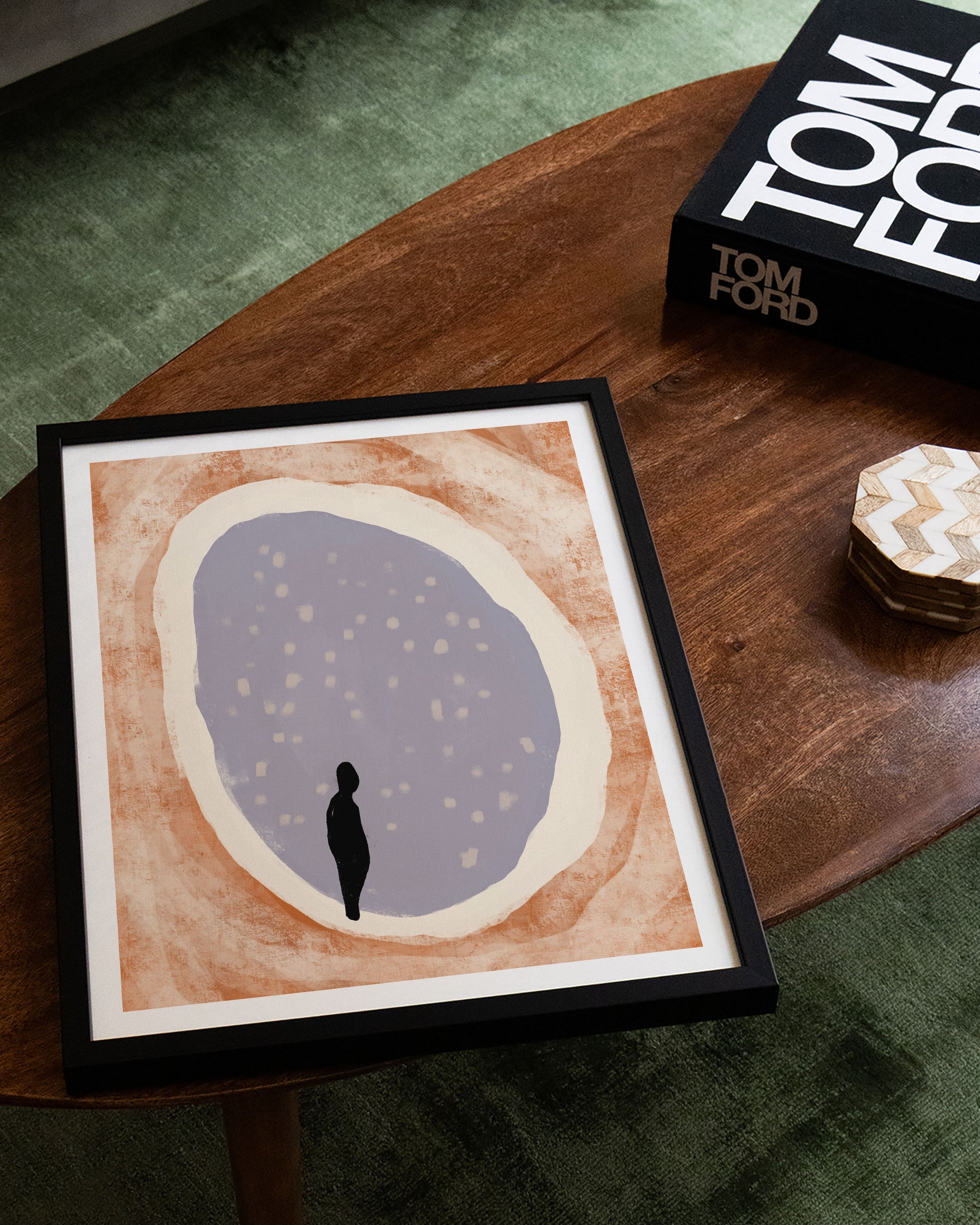 Orbit of Thought Poster – FineArt Wandbild, moderne Kunst & Fine Art Print von Spawnd, handgefertigt & Made in Germany