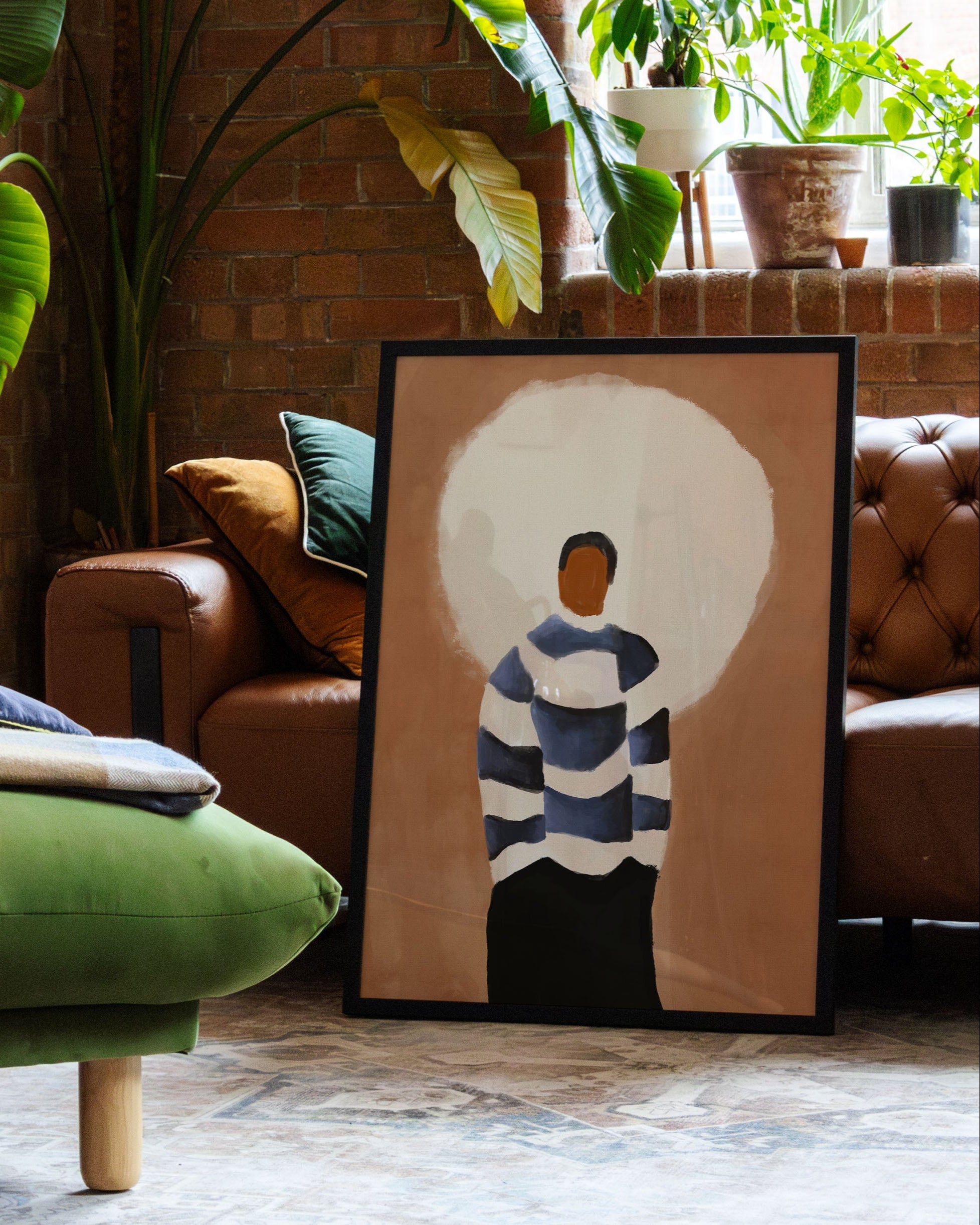 In the Middle of Self Poster – FineArt Wandbild, moderne Kunst & Fine Art Print von Spawnd, handgefertigt & Made in Germany