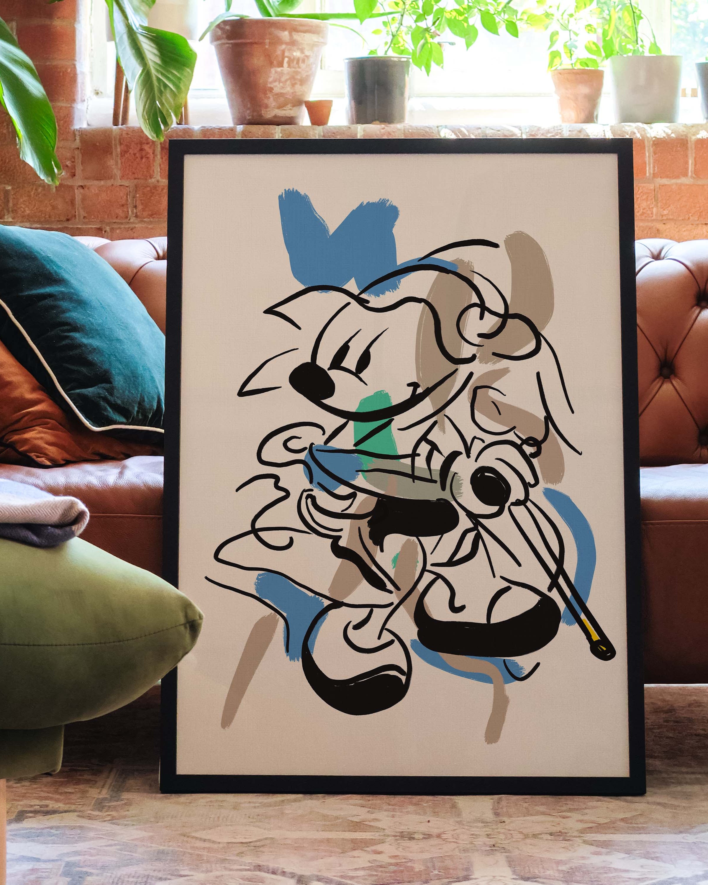 First Sketches Poster im Wohnzimmer – Fine Art Print – Spawnd