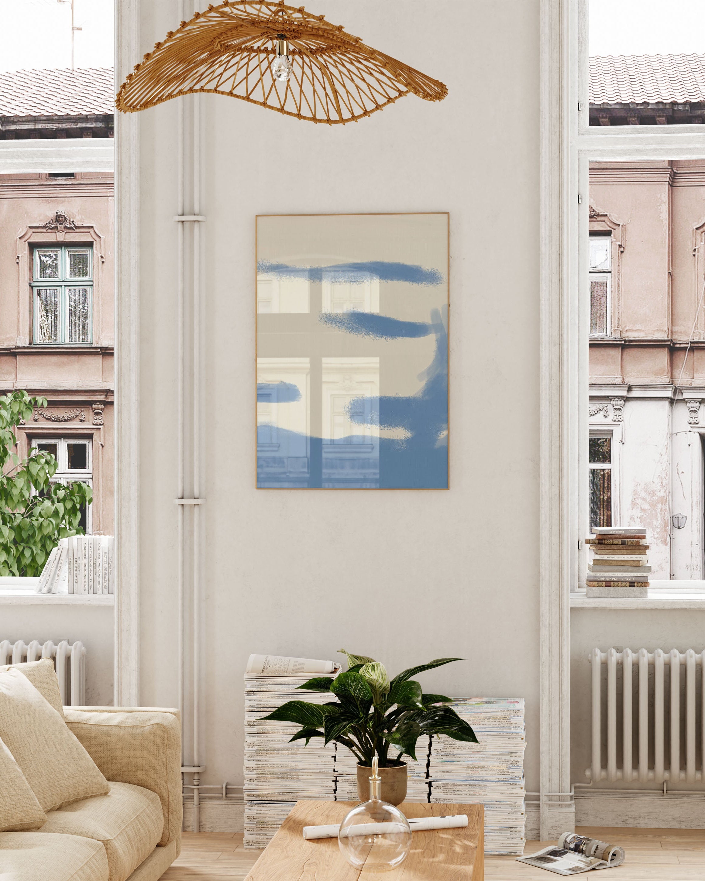 Flom Poster – FineArt Wandbild, moderne Kunst & Fine Art Print von Spawnd, handgefertigt & Made in Germany