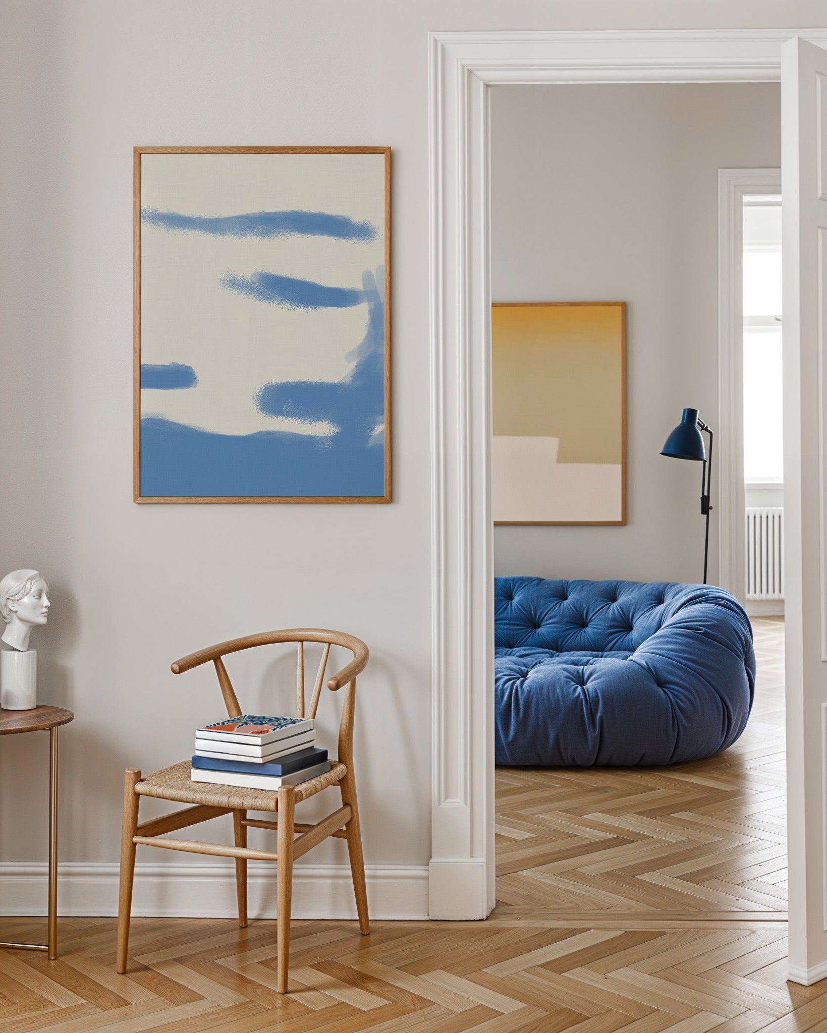 Flom Poster – FineArt Wandbild, moderne Kunst & Fine Art Print von Spawnd, handgefertigt & Made in Germany