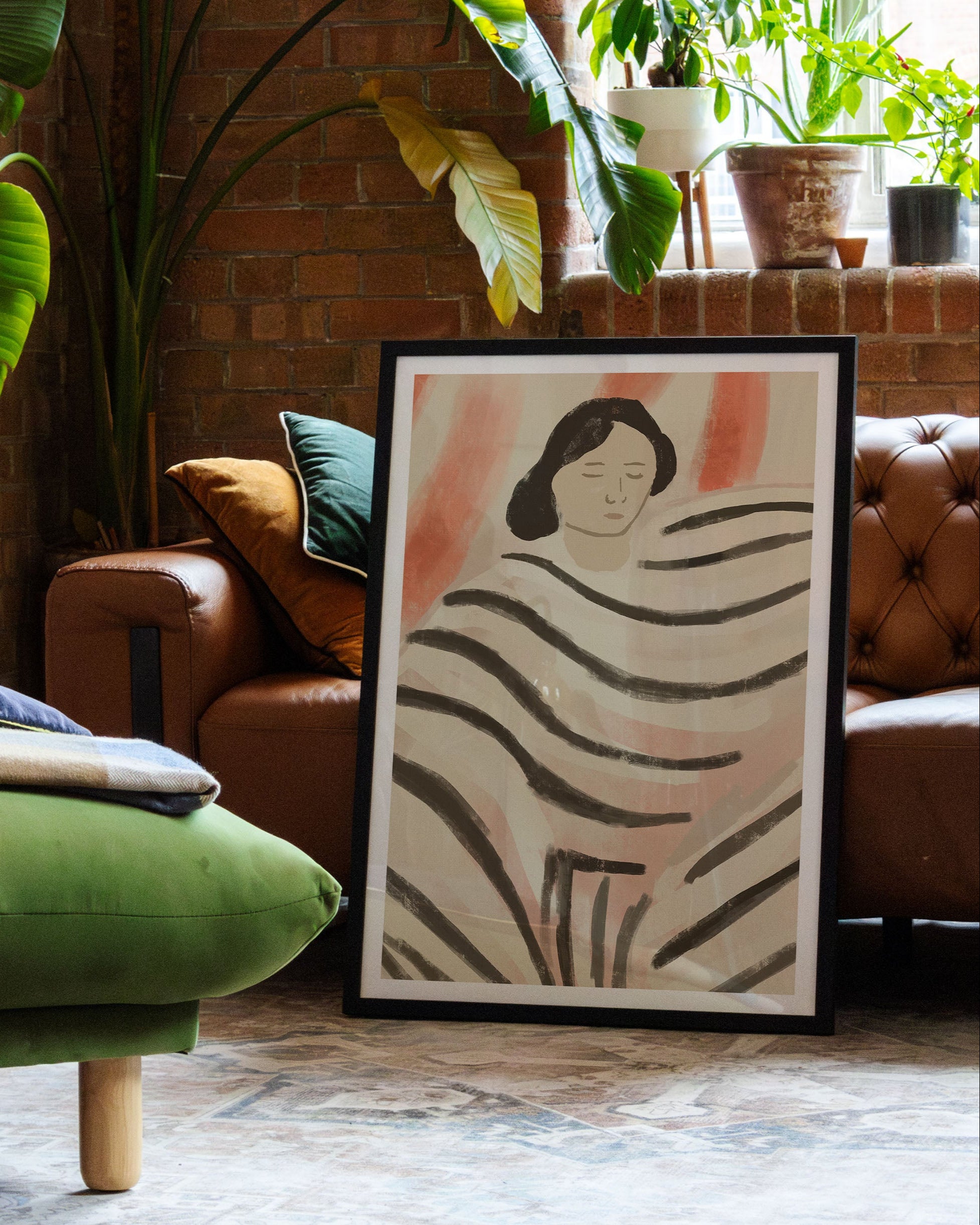 Folded Thoughts Poster – FineArt Wandbild, moderne Kunst & Fine Art Print von Spawnd, handgefertigt & Made in Germany