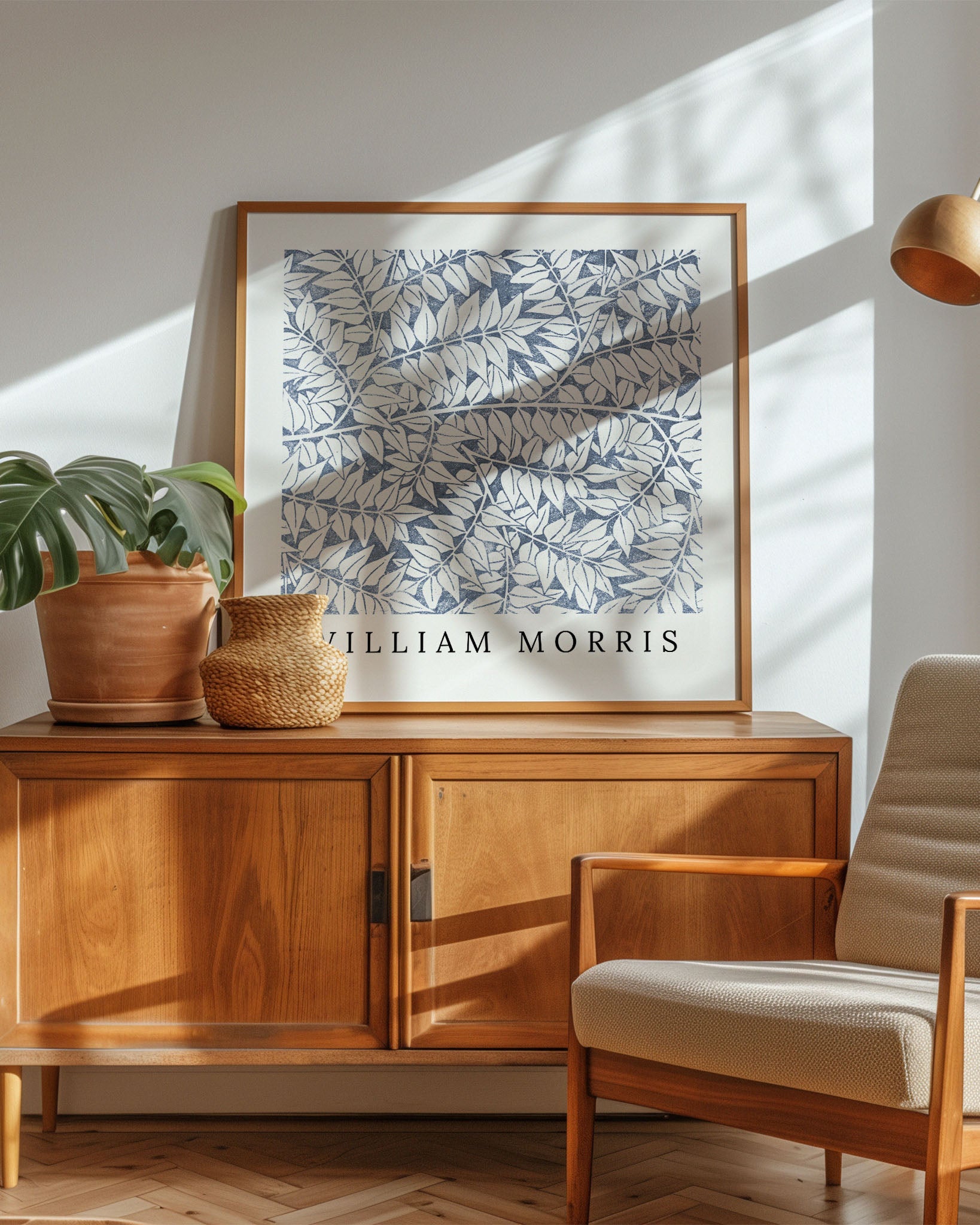 Frosted Ferns Poster – FineArt Wandbild, moderne Kunst & Fine Art Print von Spawnd, handgefertigt & Made in Germany