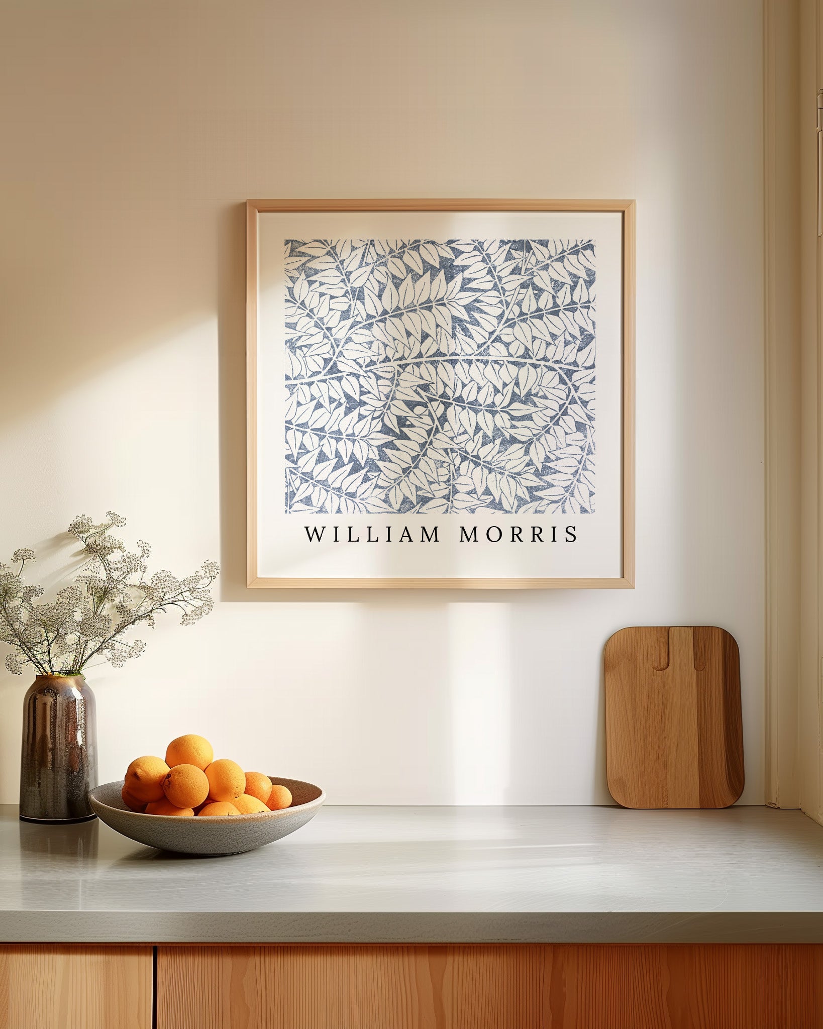 Frosted Ferns Poster – FineArt Wandbild, moderne Kunst & Fine Art Print von Spawnd, handgefertigt & Made in Germany