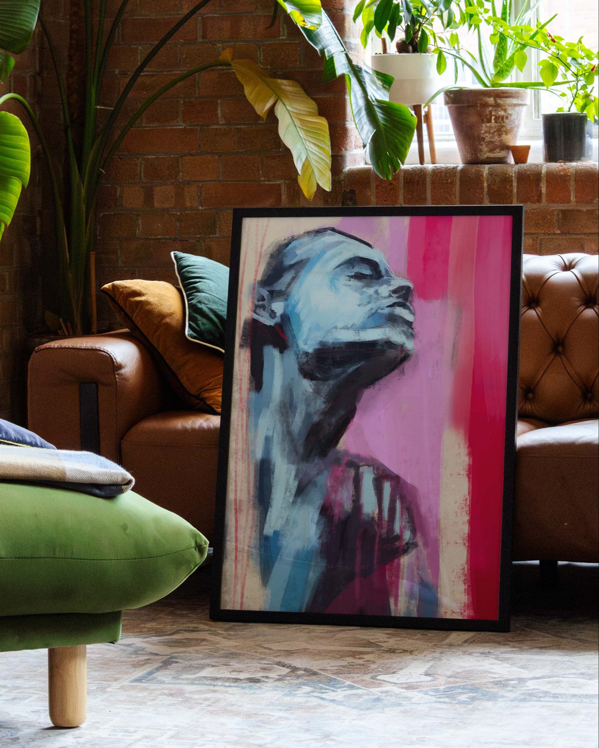 Frozen Heart Poster im Wohnzimmer – Fine Art Print – Spawnd