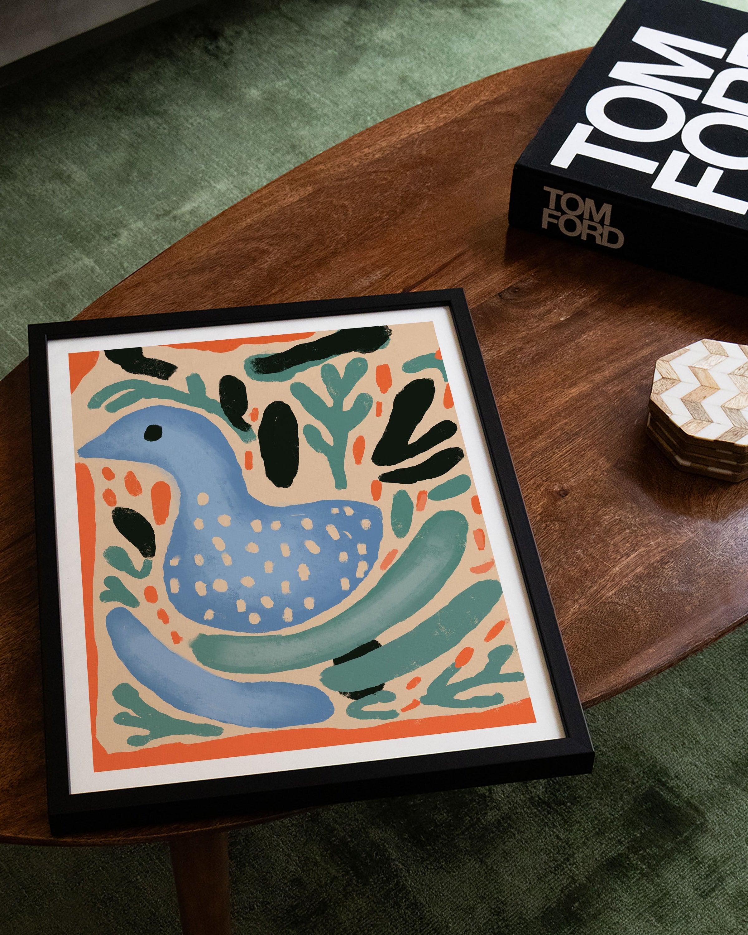 Garden Language Poster – FineArt Wandbild, moderne Kunst & Fine Art Print von Spawnd, handgefertigt & Made in Germany