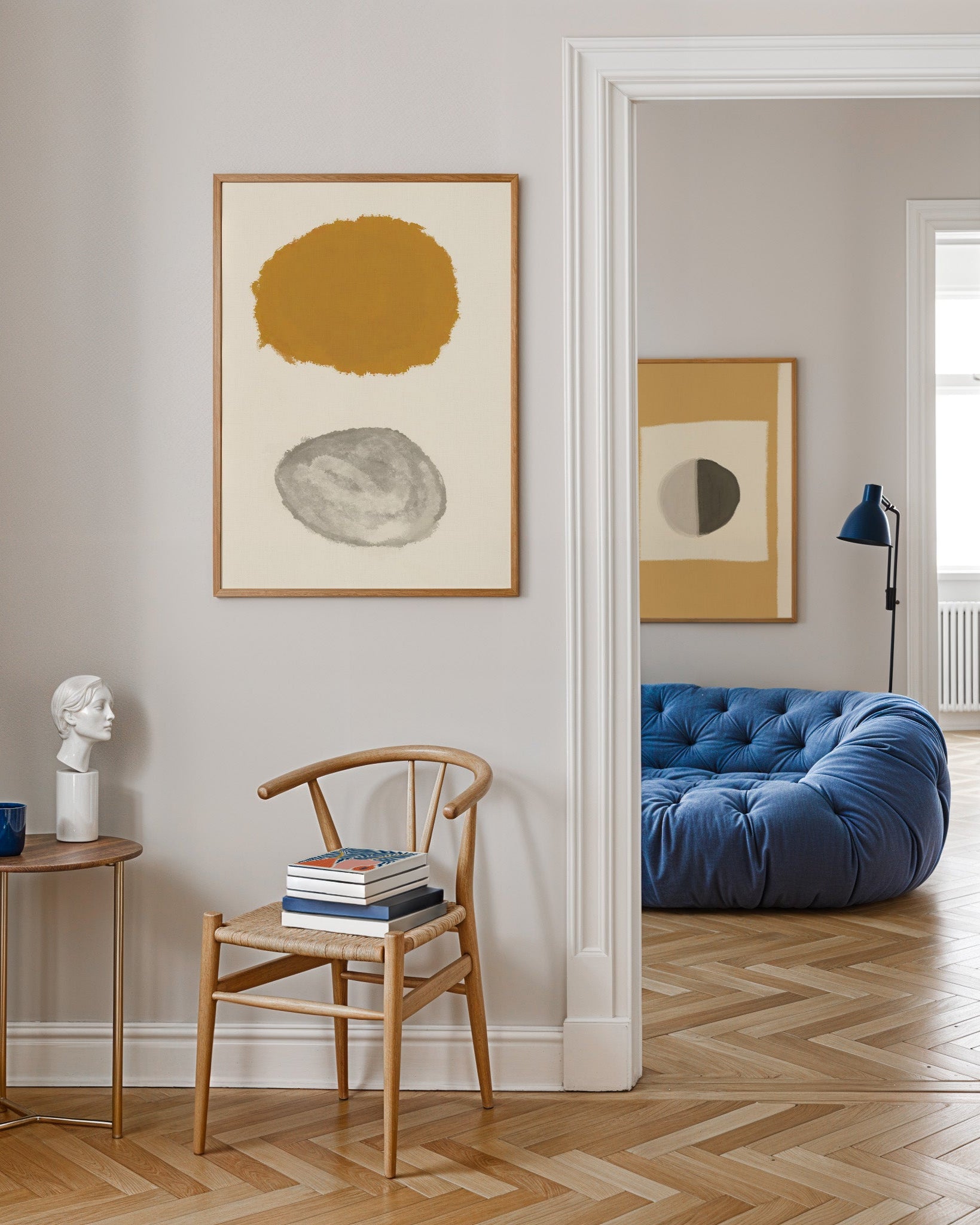 Flekk Poster – FineArt Wandbild, moderne Kunst & Fine Art Print von Spawnd, handgefertigt & Made in Germany