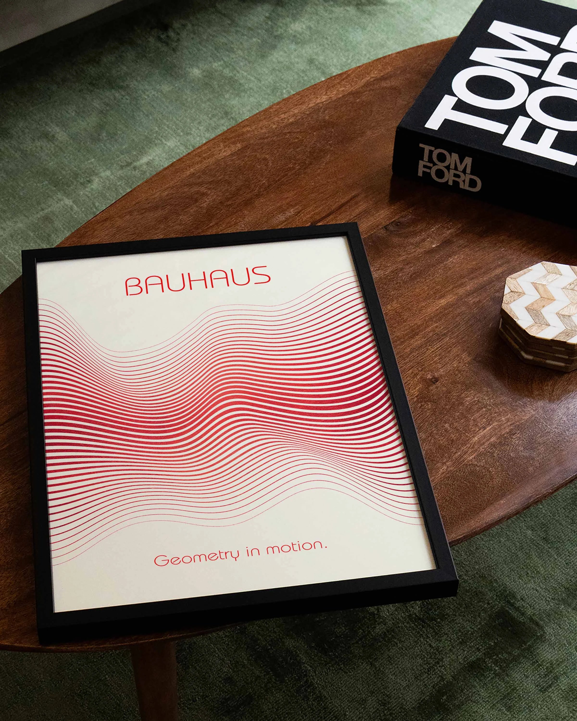 Geometry in Motion Poster – FineArt Wandbild, moderne Kunst & Fine Art Print von Spawnd, handgefertigt & Made in Germany