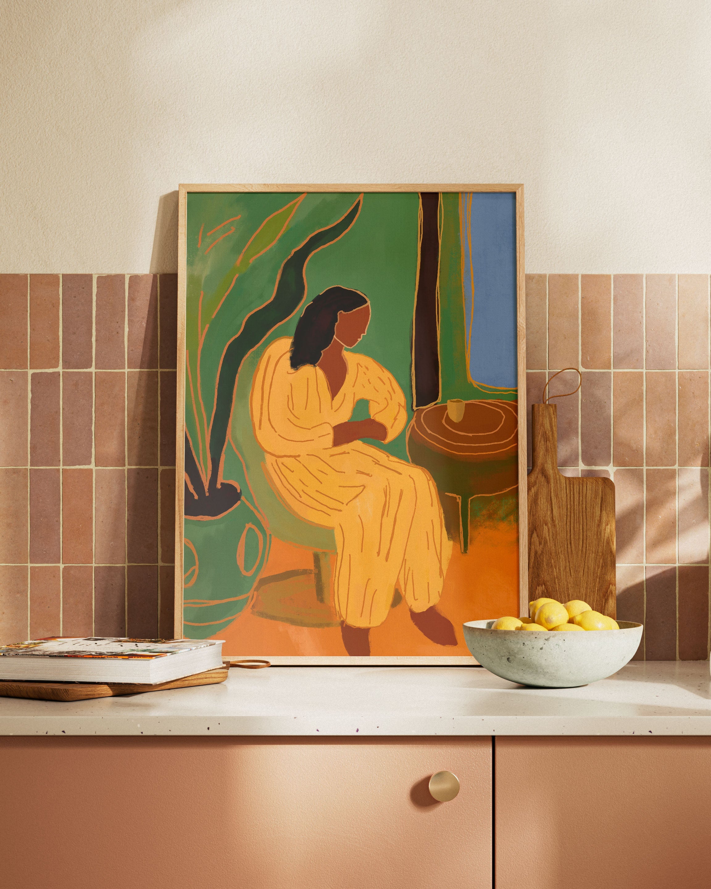 Slow Room Poster – FineArt Wandbild, moderne Kunst & Fine Art Print von Spawnd, handgefertigt & Made in Germany