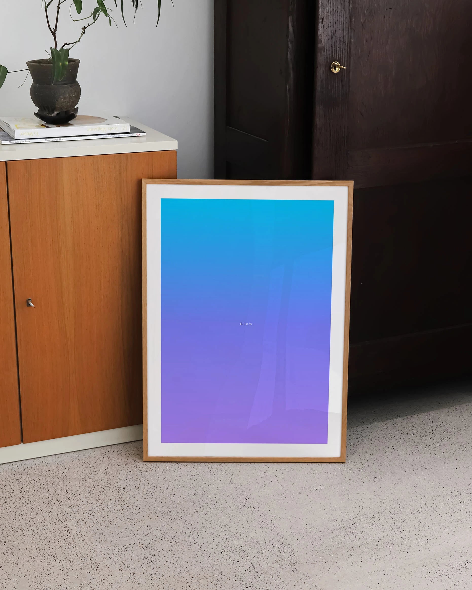 Glow Poster – FineArt Wandbild, moderne Kunst & Fine Art Print von Spawnd, handgefertigt & Made in Germany