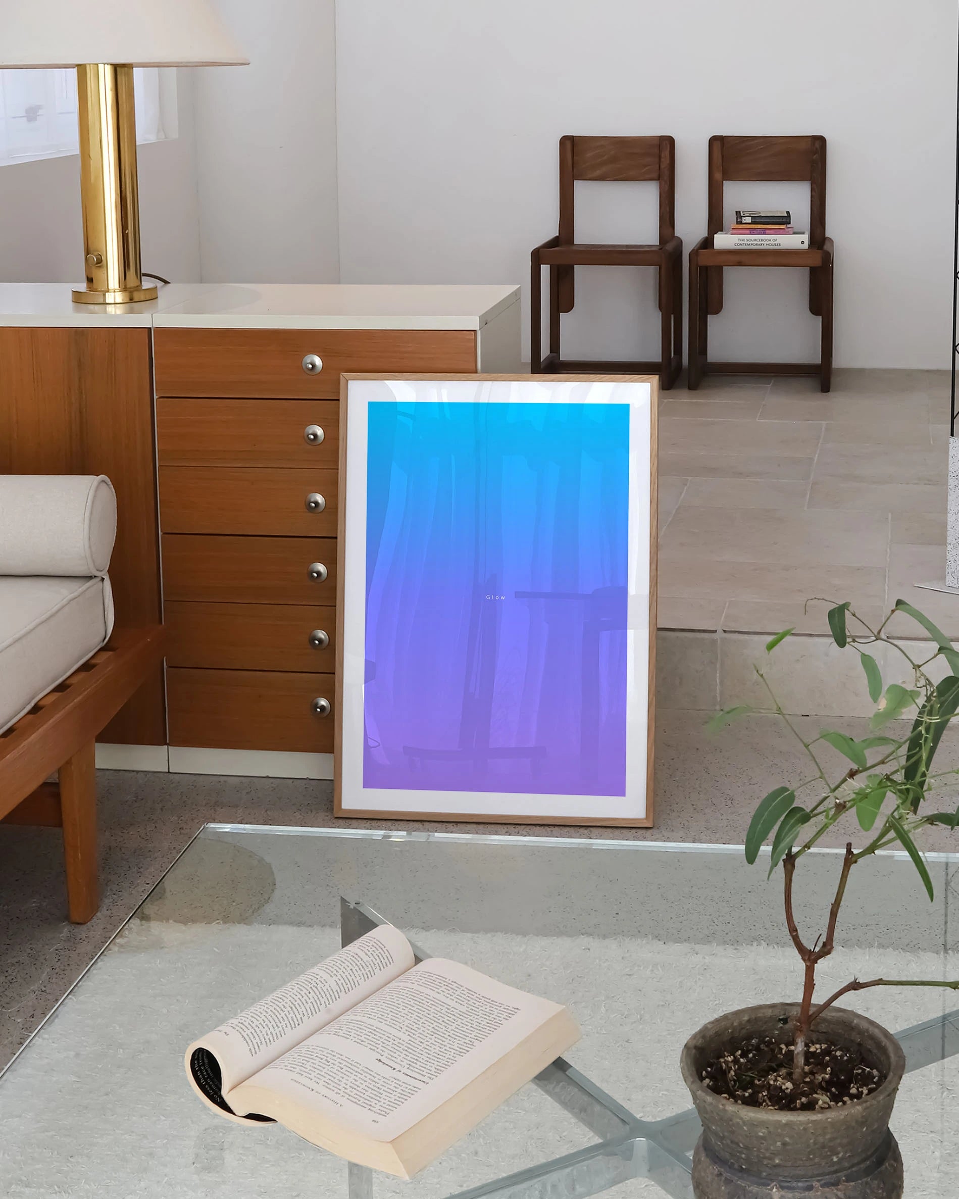 Glow Poster – FineArt Wandbild, moderne Kunst & Fine Art Print von Spawnd, handgefertigt & Made in Germany