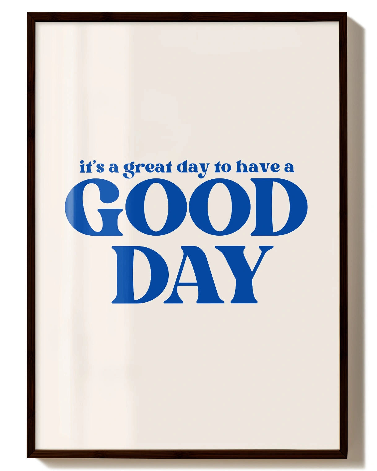 Good Day Poster – FineArt Wandbild, moderne Kunst & Fine Art Print von Spawnd, handgefertigt & Made in Germany