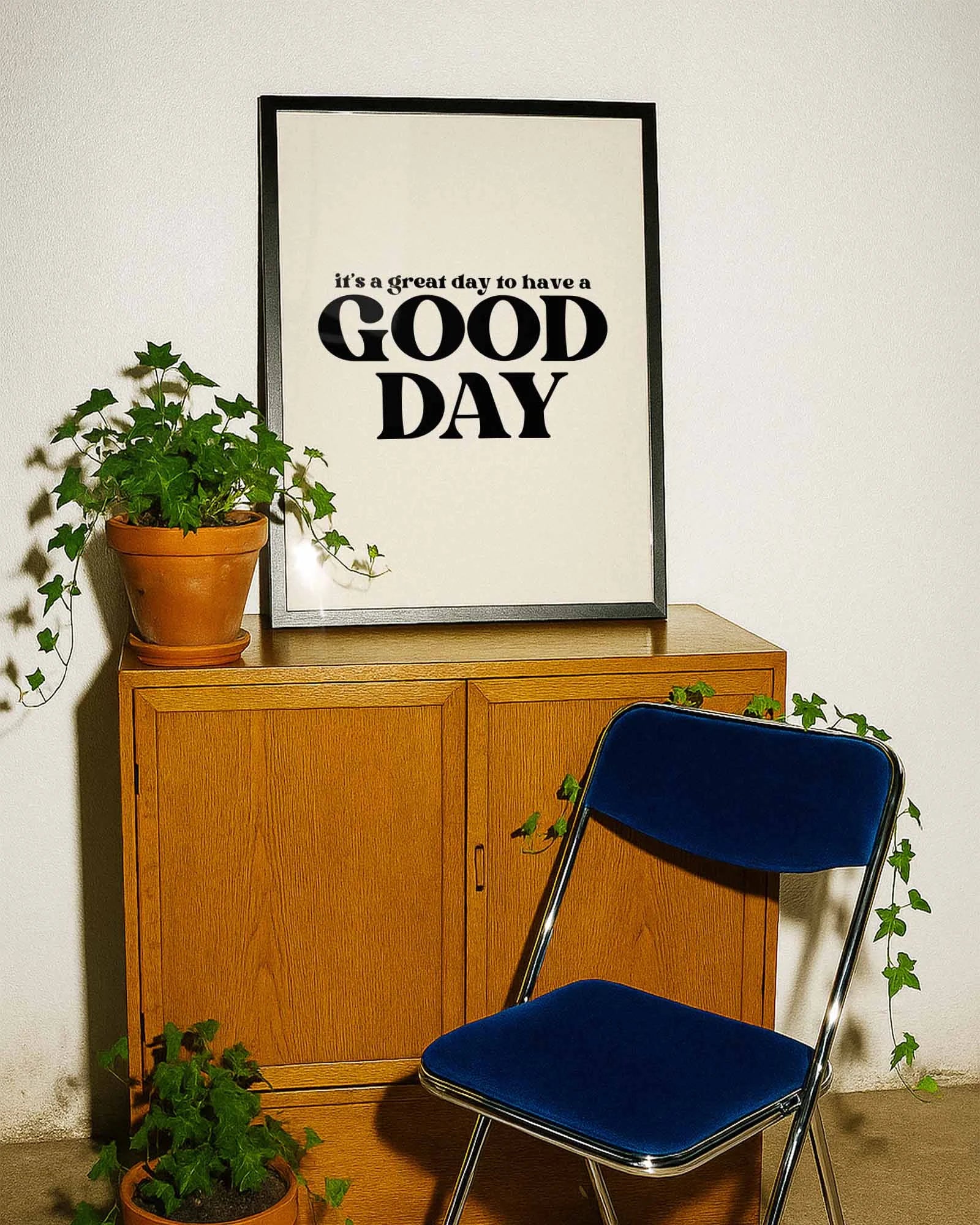 Good Day Poster – FineArt Wandbild, moderne Kunst & Fine Art Print von Spawnd, handgefertigt & Made in Germany