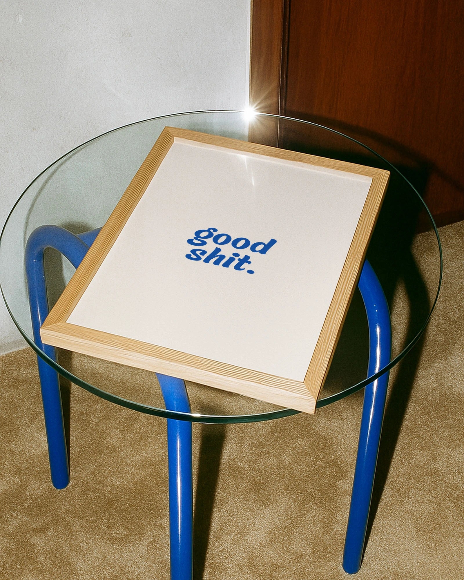 Good Shit Poster – FineArt Wandbild, moderne Kunst & Fine Art Print von Spawnd, handgefertigt & Made in Germany