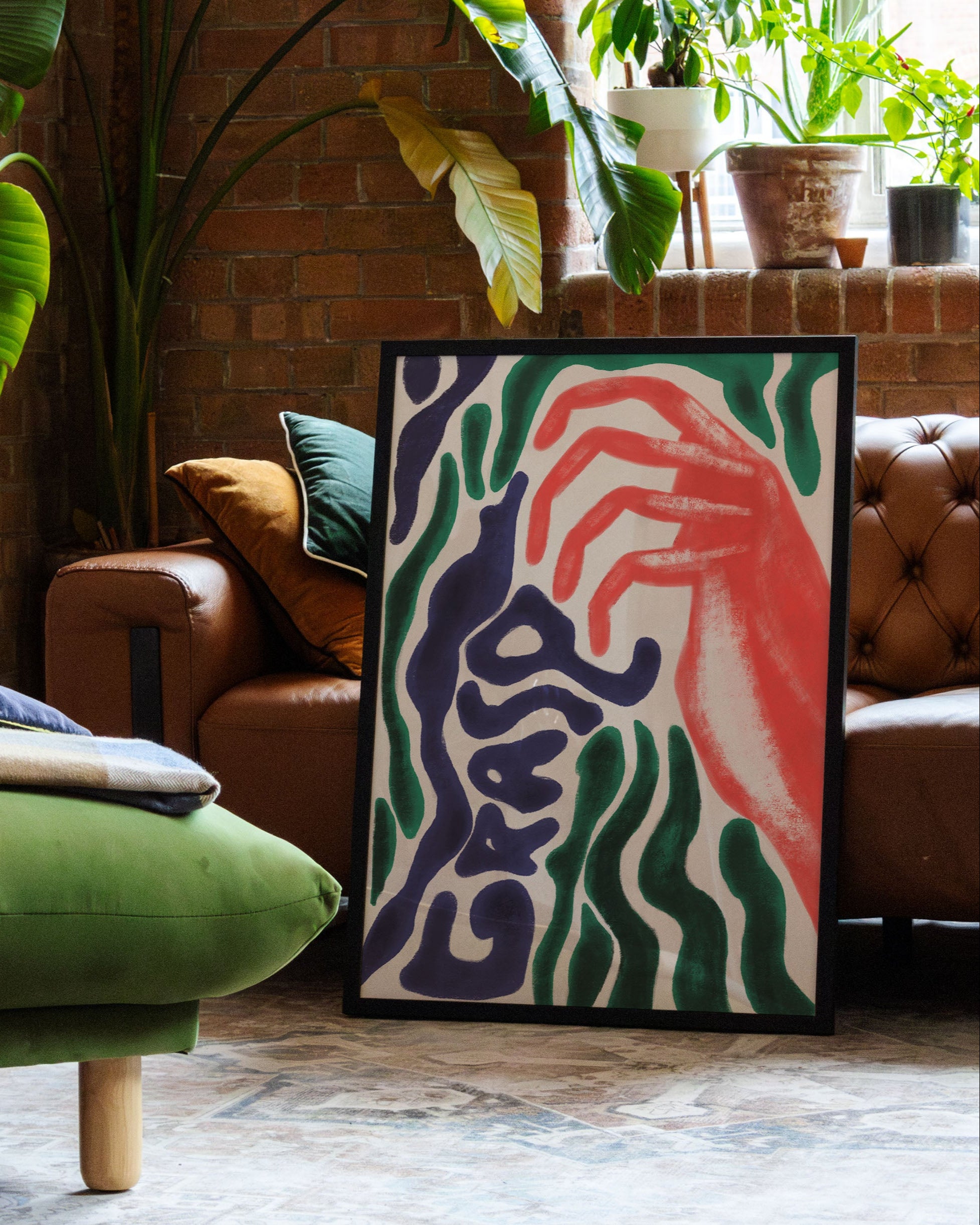 Grasp Poster – FineArt Wandbild, moderne Kunst & Fine Art Print von Spawnd, handgefertigt & Made in Germany