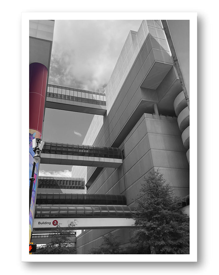 Grey Atlanta 2024 Poster – FineArt Wandbild, moderne Kunst & Fine Art Print von Spawnd, handgefertigt & Made in Germany