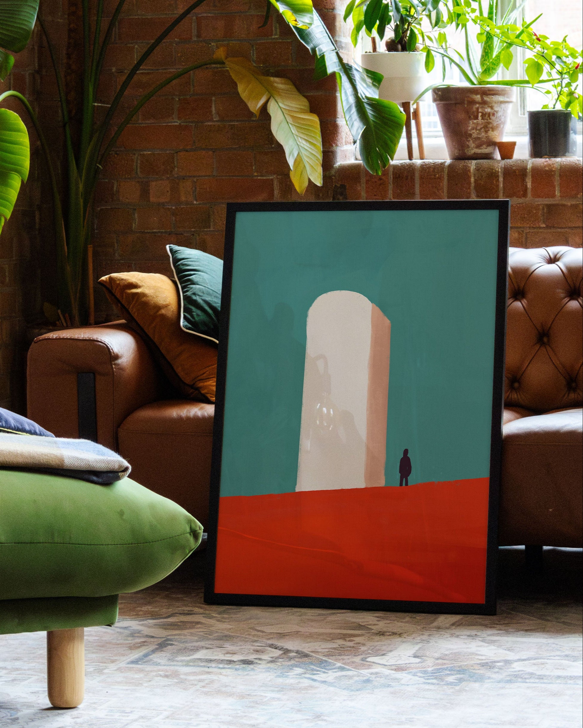 The Gate Without Name Poster – FineArt Wandbild, moderne Kunst & Fine Art Print von Spawnd, handgefertigt & Made in Germany