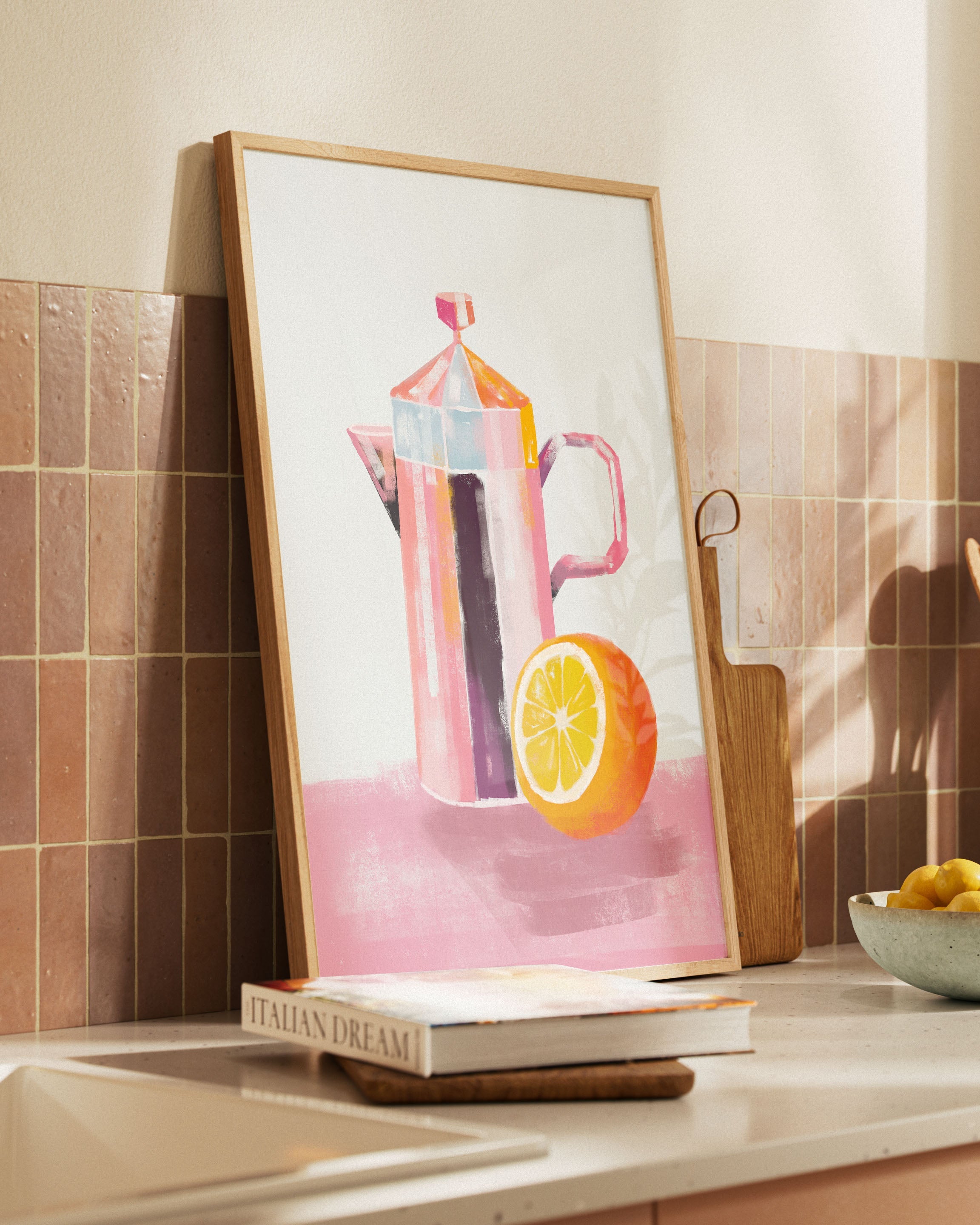 Warm Copper Poster – FineArt Wandbild, moderne Kunst & Fine Art Print von Spawnd, handgefertigt & Made in Germany