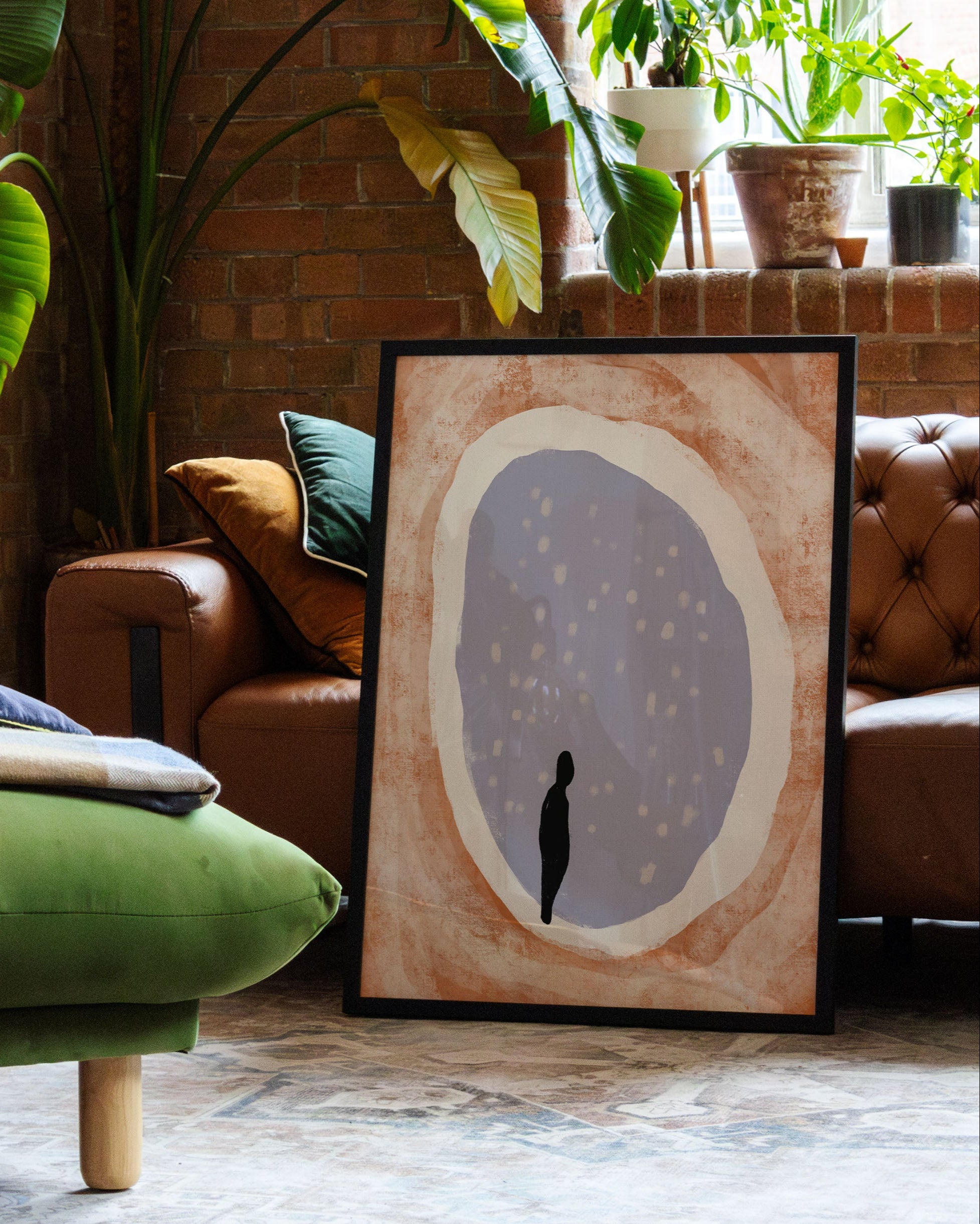 Orbit of Thought Poster – FineArt Wandbild, moderne Kunst & Fine Art Print von Spawnd, handgefertigt & Made in Germany