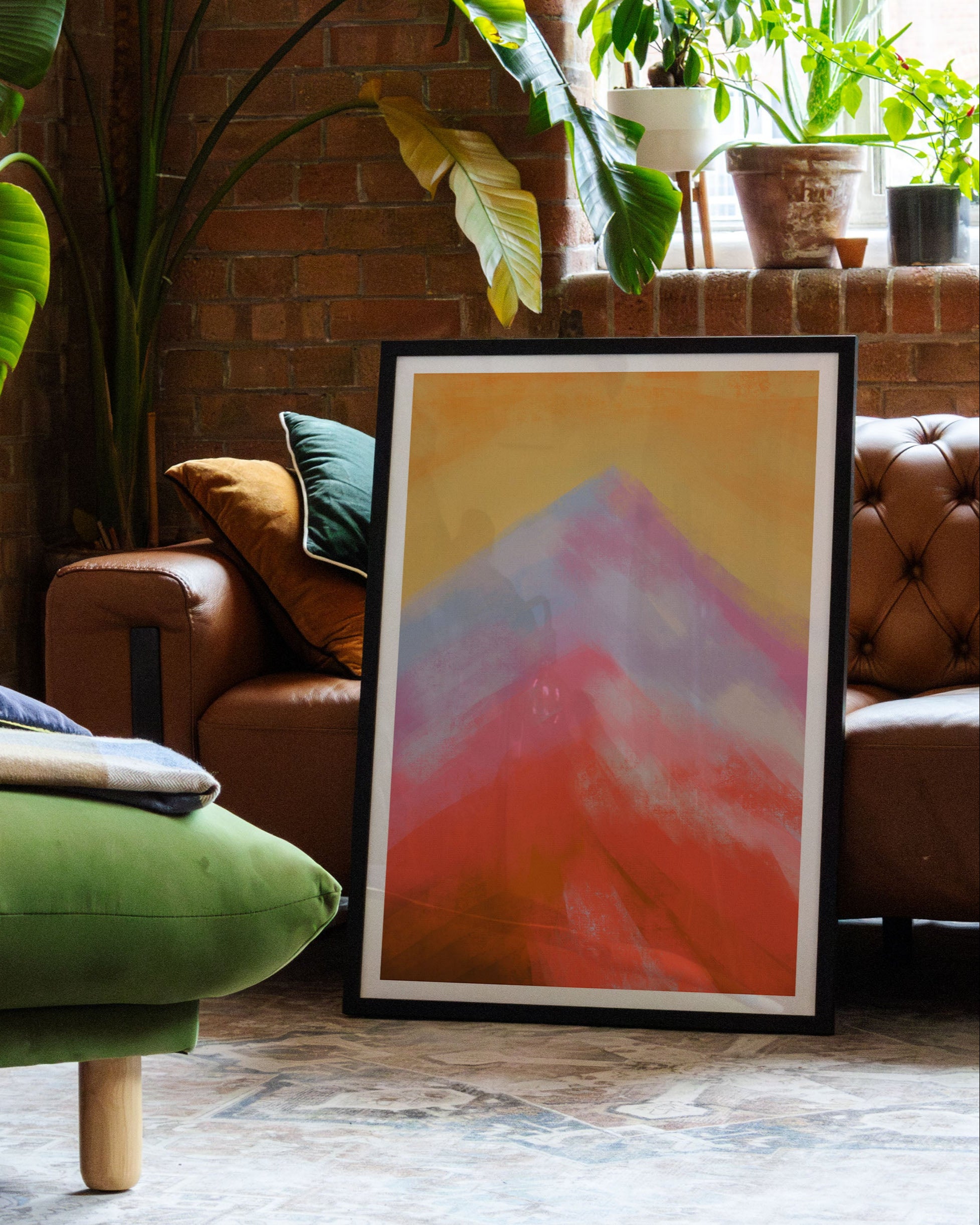 Rise, Gently Poster – FineArt Wandbild, moderne Kunst & Fine Art Print von Spawnd, handgefertigt & Made in Germany