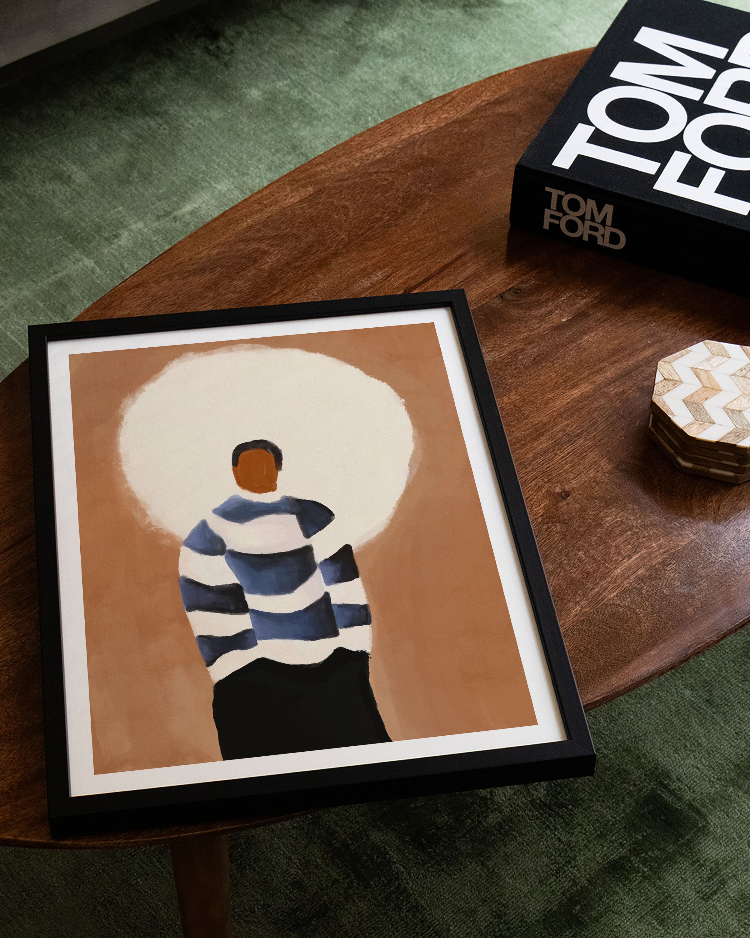 In the Middle of Self Poster – FineArt Wandbild, moderne Kunst & Fine Art Print von Spawnd, handgefertigt & Made in Germany