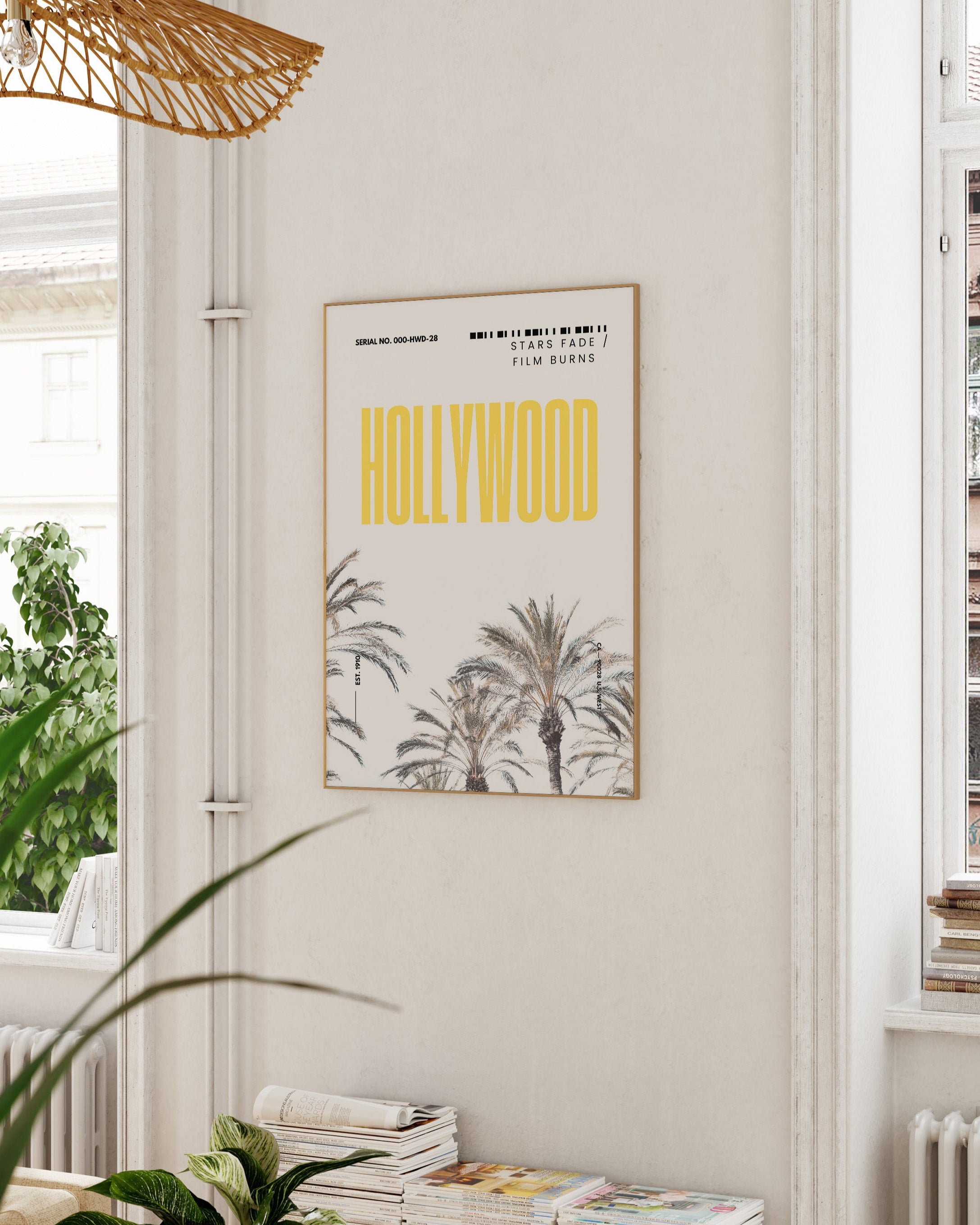 Hollywood Poster – FineArt Wandbild, moderne Kunst & Fine Art Print von Spawnd, handgefertigt & Made in Germany