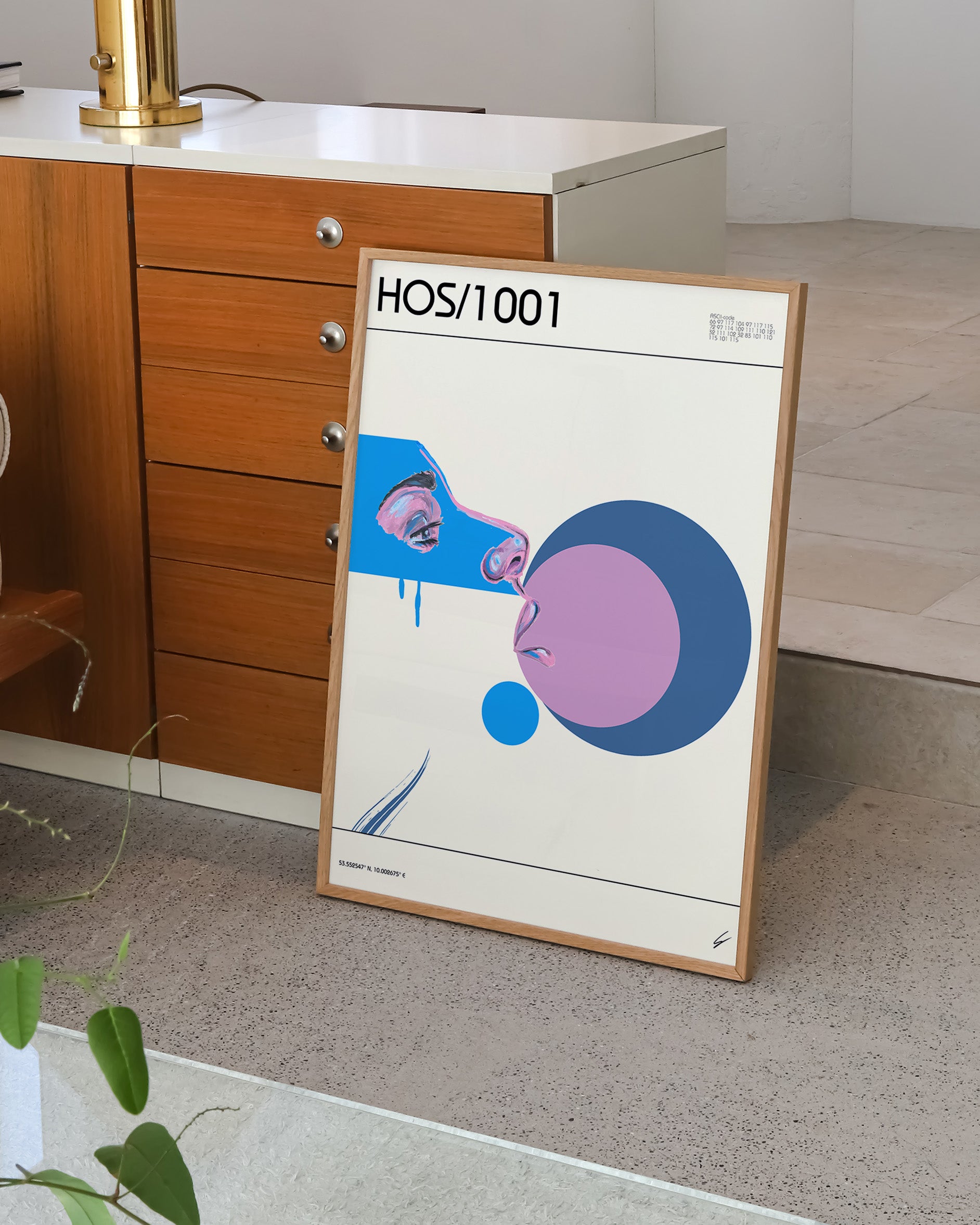 HOS/1001 Poster – FineArt Wandbild, moderne Kunst & Fine Art Print von Spawnd, handgefertigt & Made in Germany