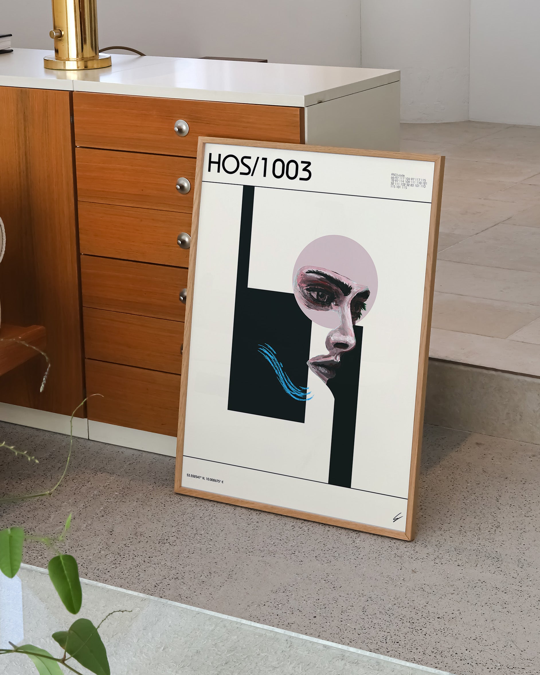 HOS/1003 Poster – FineArt Wandbild, moderne Kunst & Fine Art Print von Spawnd, handgefertigt & Made in Germany