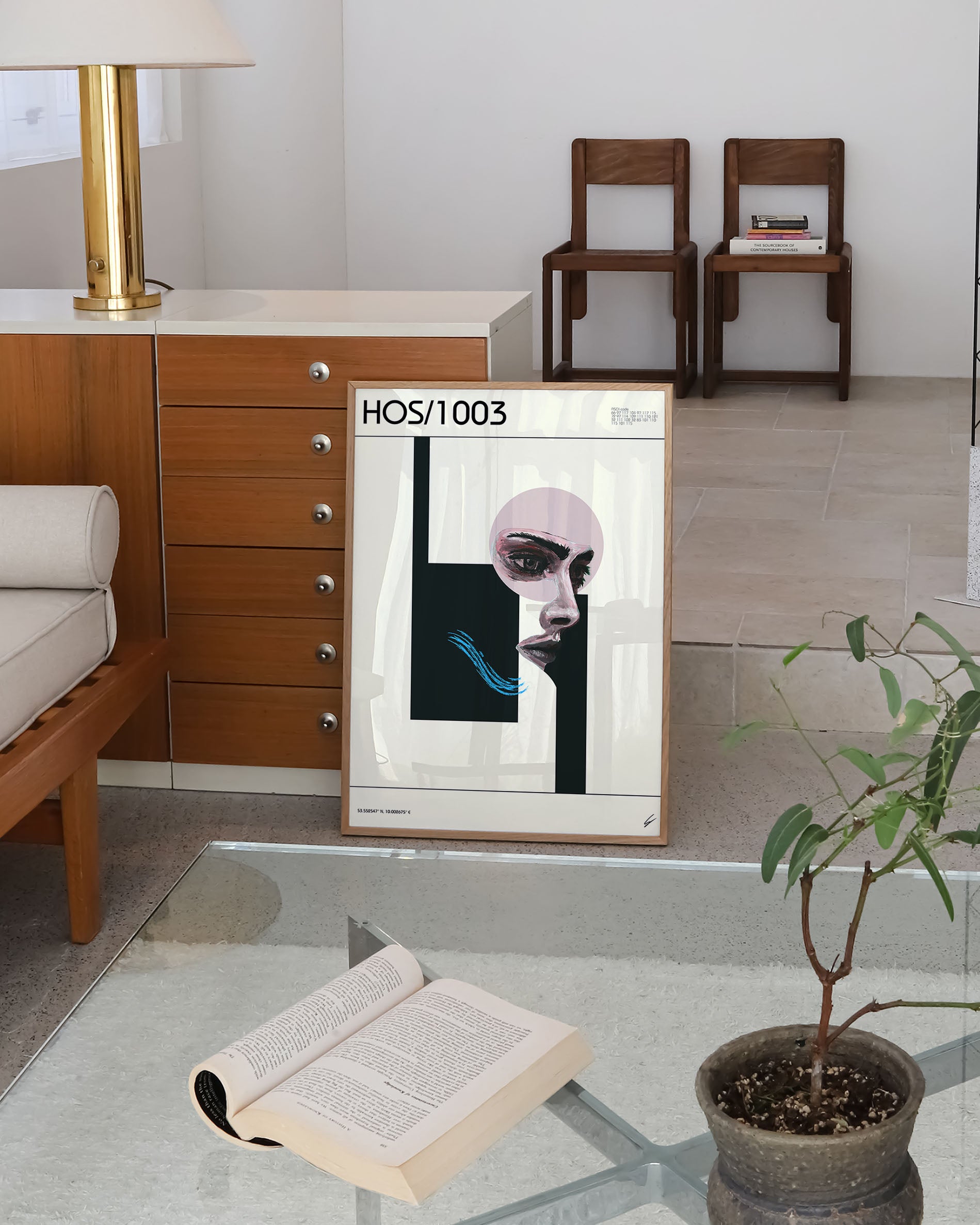 HOS/1003 Poster – FineArt Wandbild, moderne Kunst & Fine Art Print von Spawnd, handgefertigt & Made in Germany