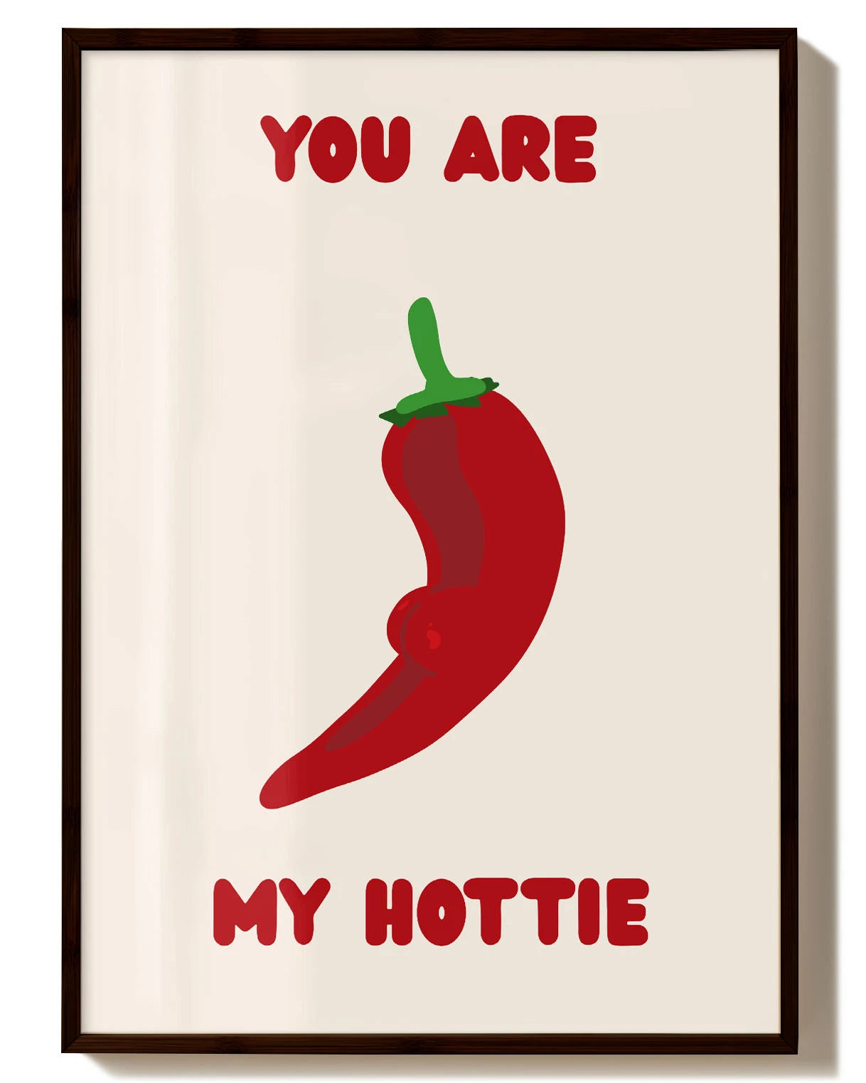 Hottie Poster – FineArt Wandbild, moderne Kunst & Fine Art Print von Spawnd, handgefertigt & Made in Germany