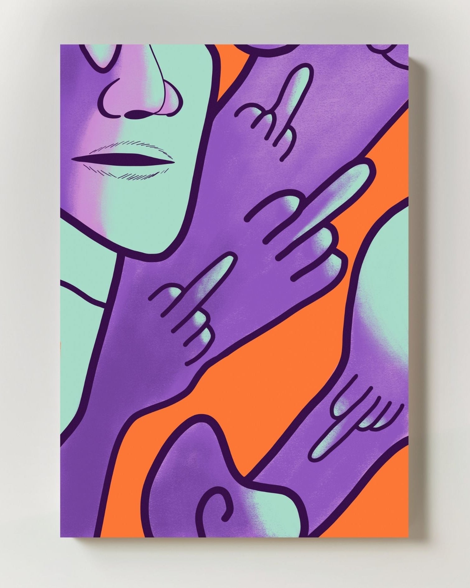 Humble Poster – FineArt Wandbild, moderne Kunst & Fine Art Print von Spawnd, handgefertigt & Made in Germany