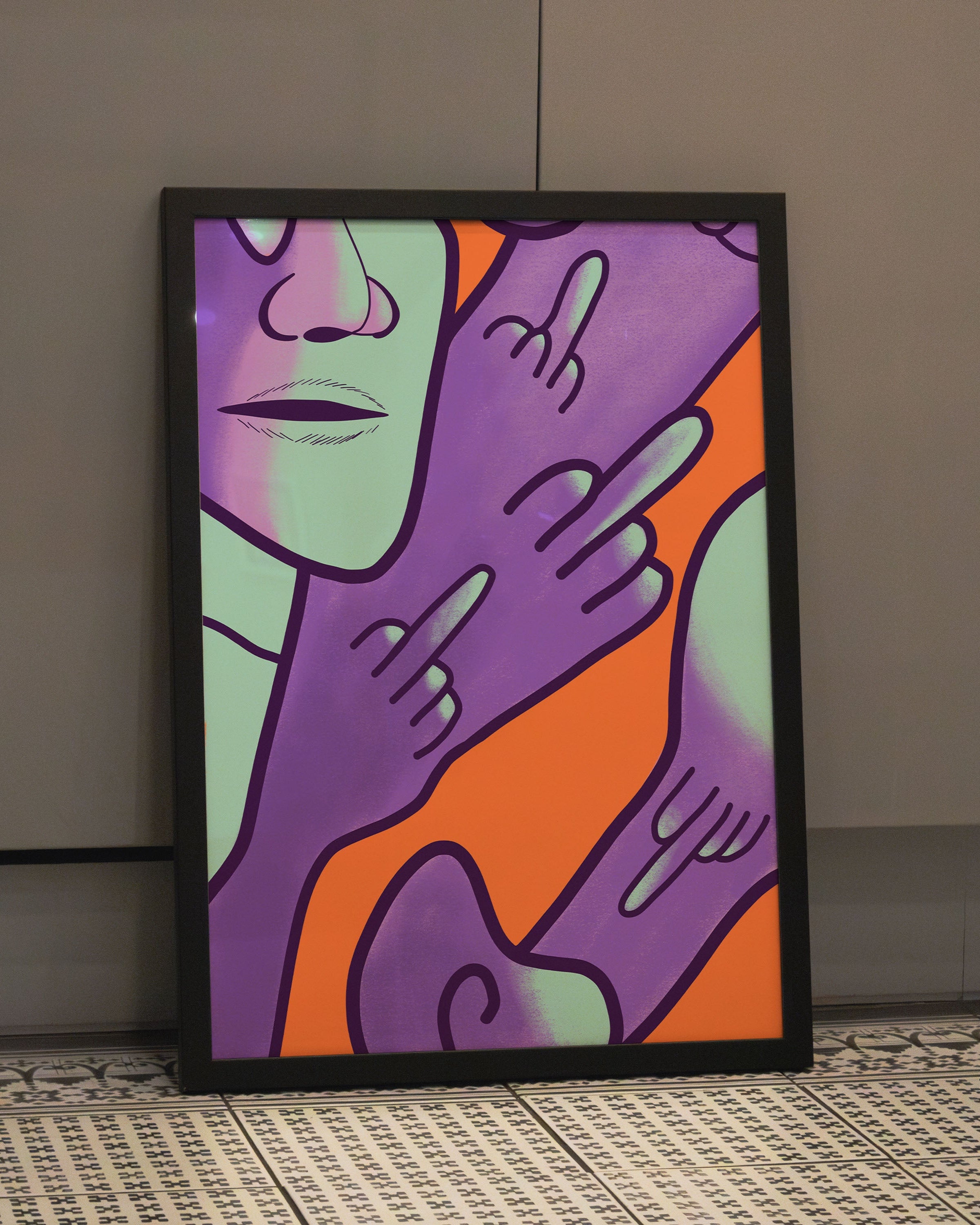 Humble Poster – FineArt Wandbild, moderne Kunst & Fine Art Print von Spawnd, handgefertigt & Made in Germany