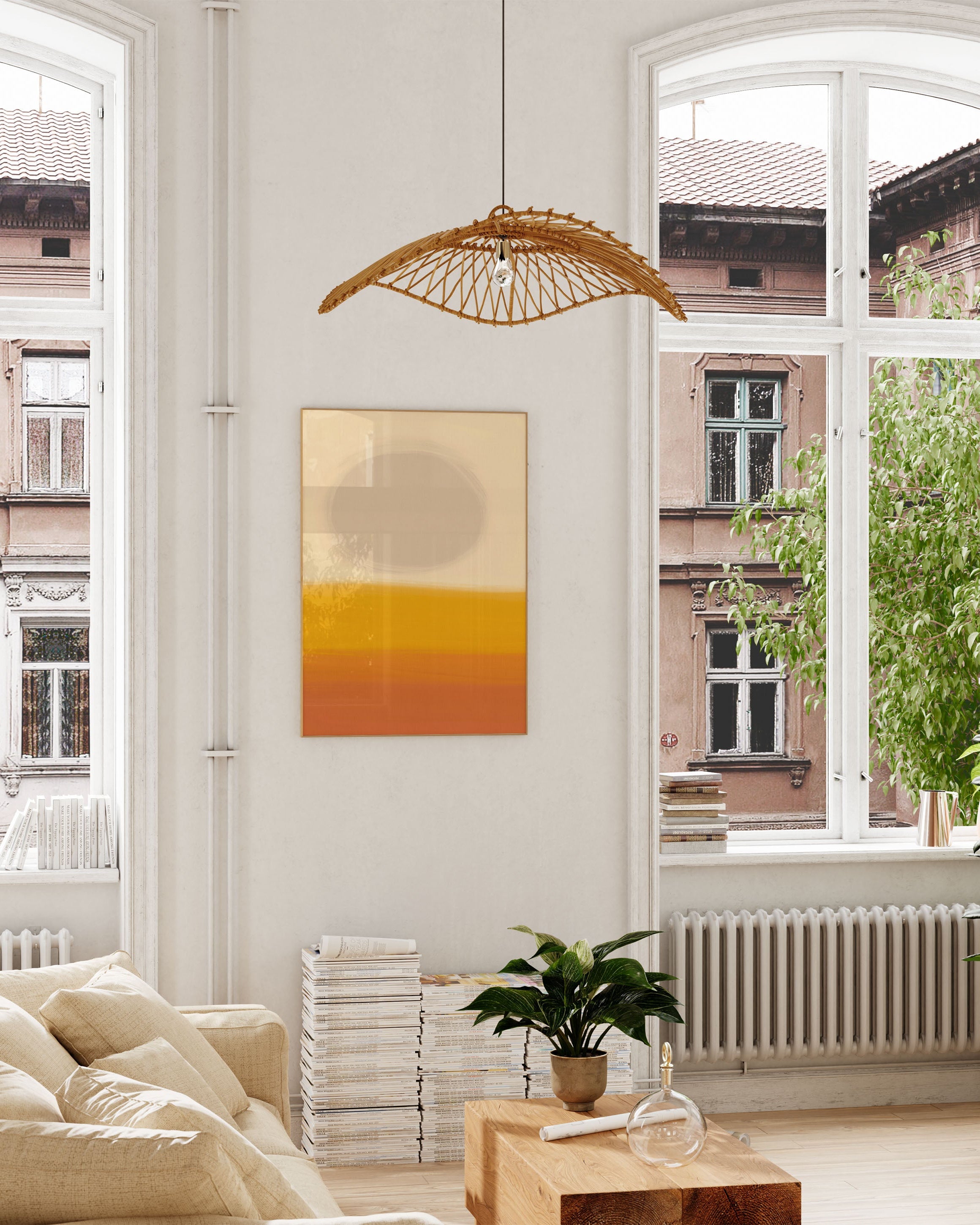 Solopgang Poster – FineArt Wandbild, moderne Kunst & Fine Art Print von Spawnd, handgefertigt & Made in Germany