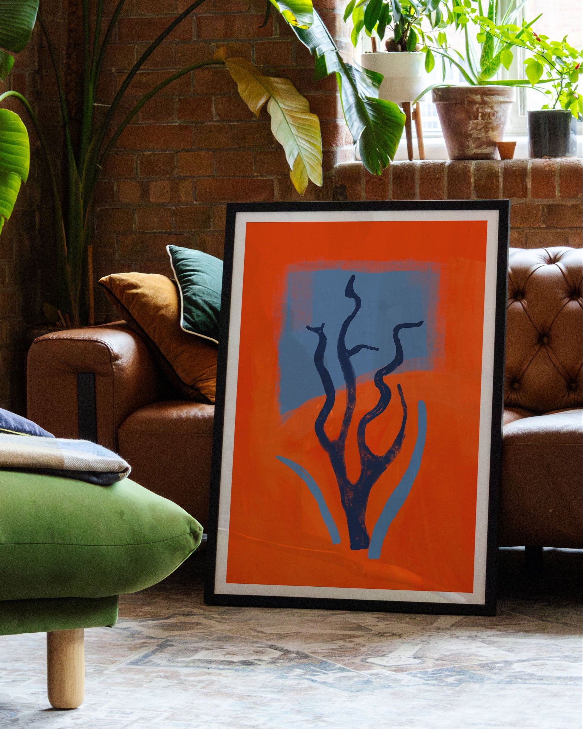 Signal Root Poster – FineArt Wandbild, moderne Kunst & Fine Art Print von Spawnd, handgefertigt & Made in Germany