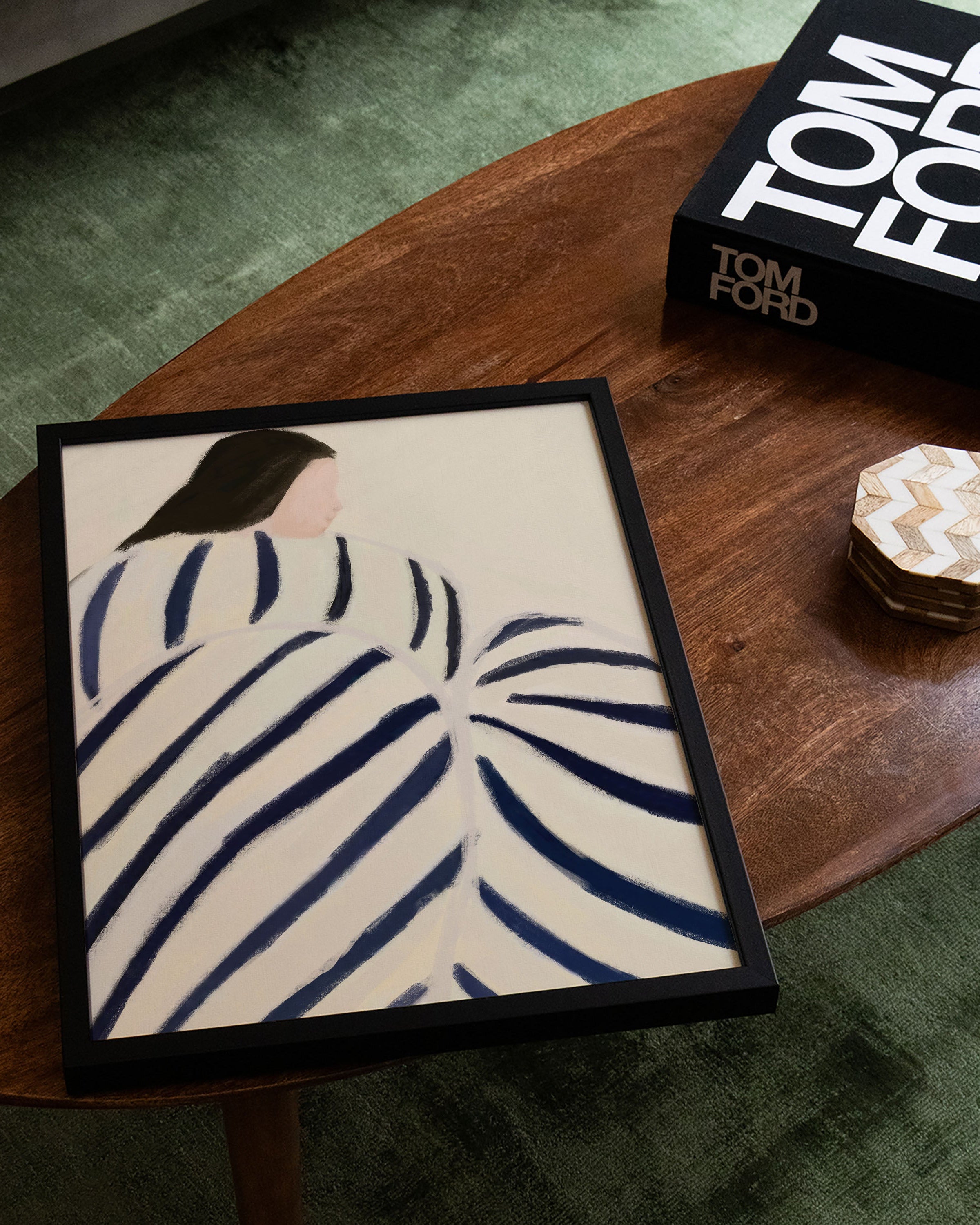 Wrapped in Quiet Poster – FineArt Wandbild, moderne Kunst & Fine Art Print von Spawnd, handgefertigt & Made in Germany