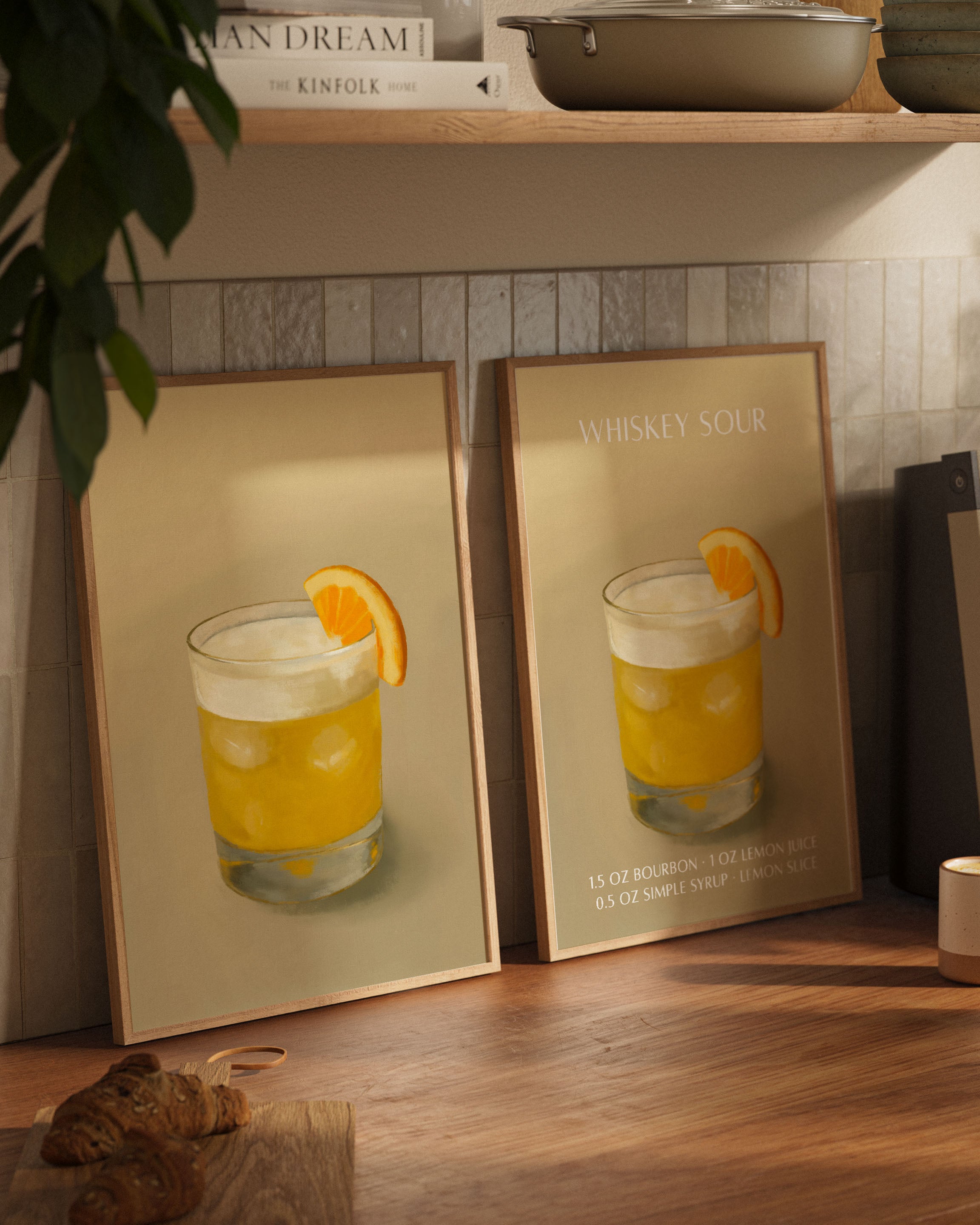 WHISKEY SOUR Poster – FineArt Wandbild, moderne Kunst & Fine Art Print von Spawnd, handgefertigt & Made in Germany