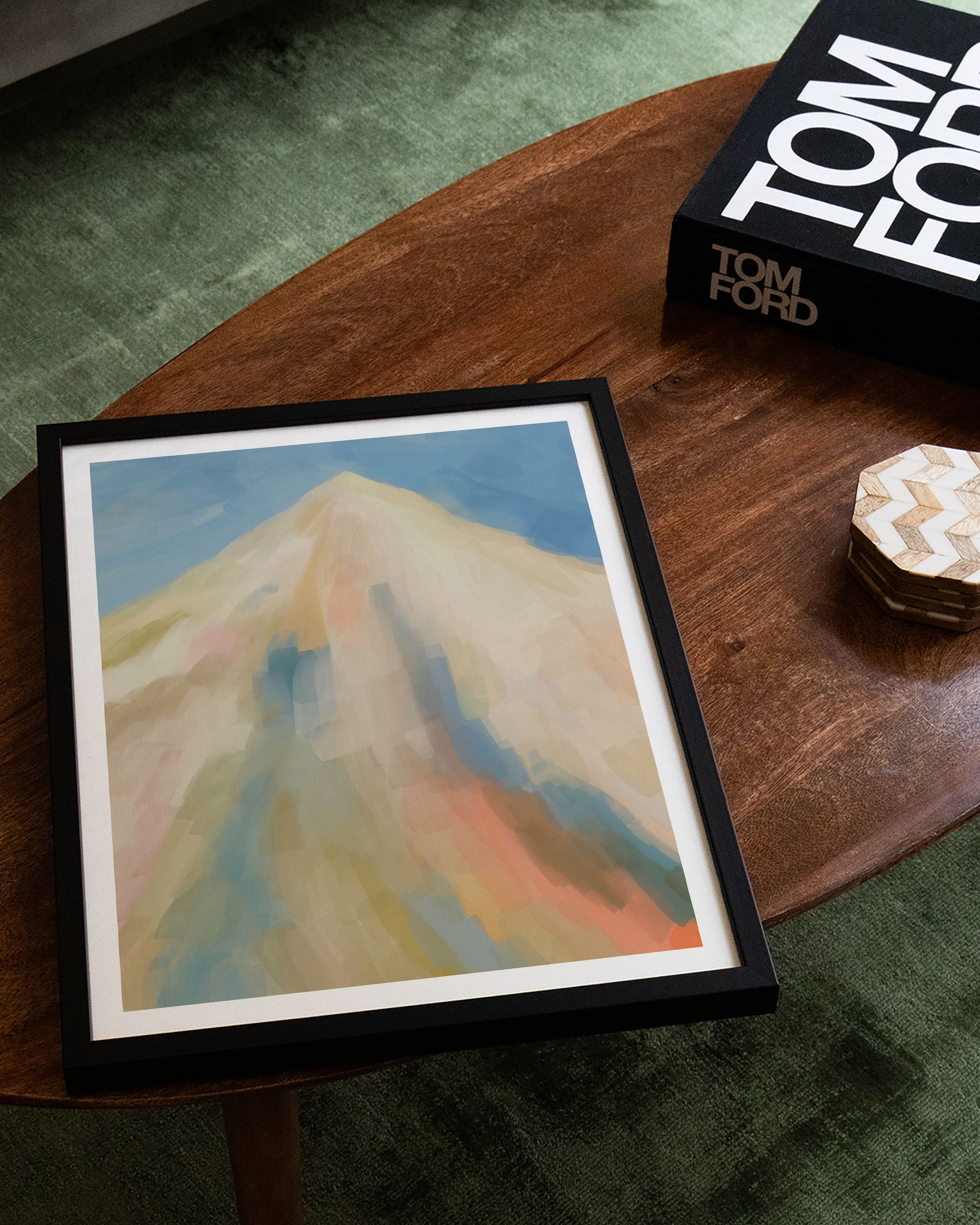 Journey Unknown Poster – FineArt Wandbild, moderne Kunst & Fine Art Print von Spawnd, handgefertigt & Made in Germany