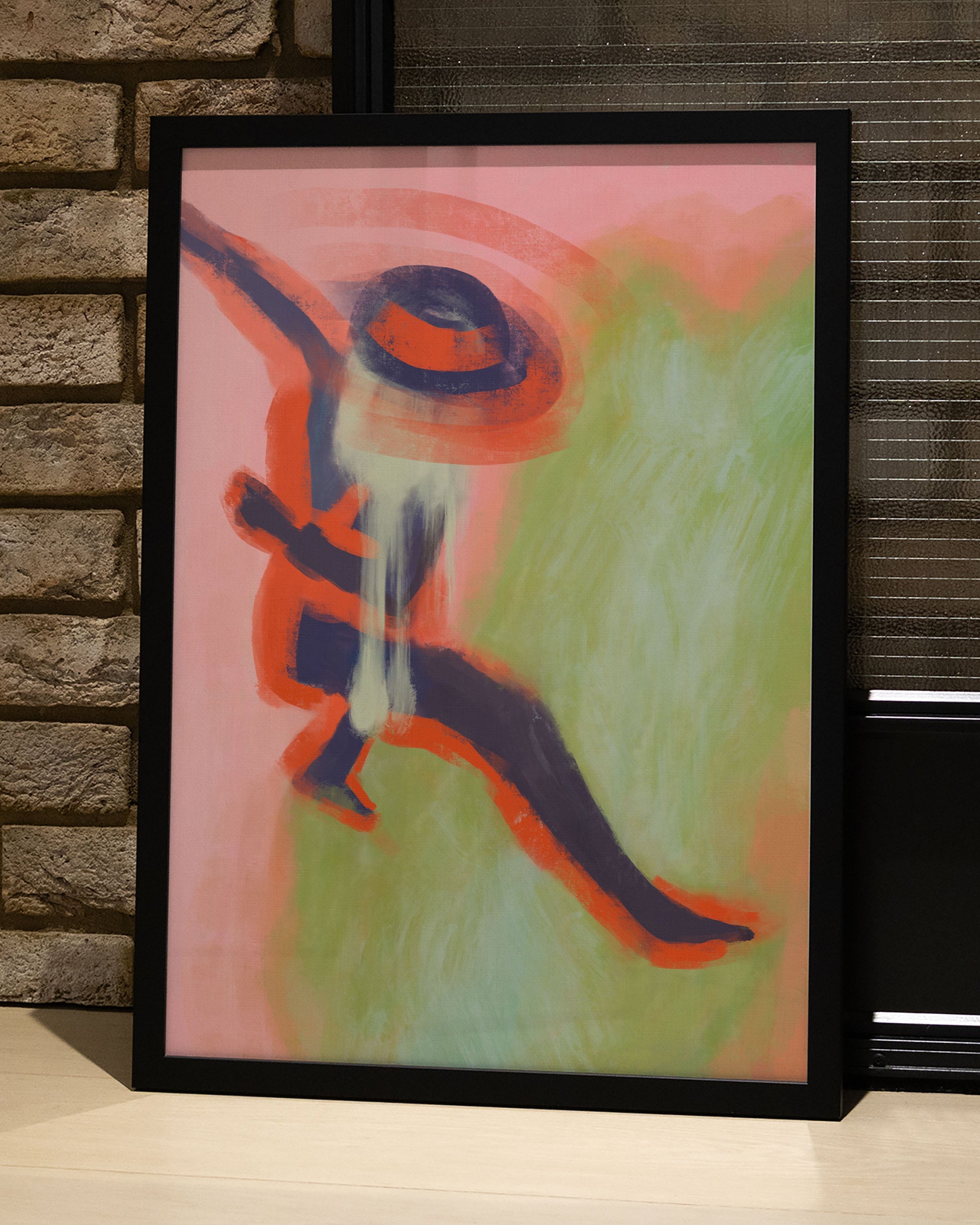 Skiptrace Poster – FineArt Wandbild, moderne Kunst & Fine Art Print von Spawnd, handgefertigt & Made in Germany