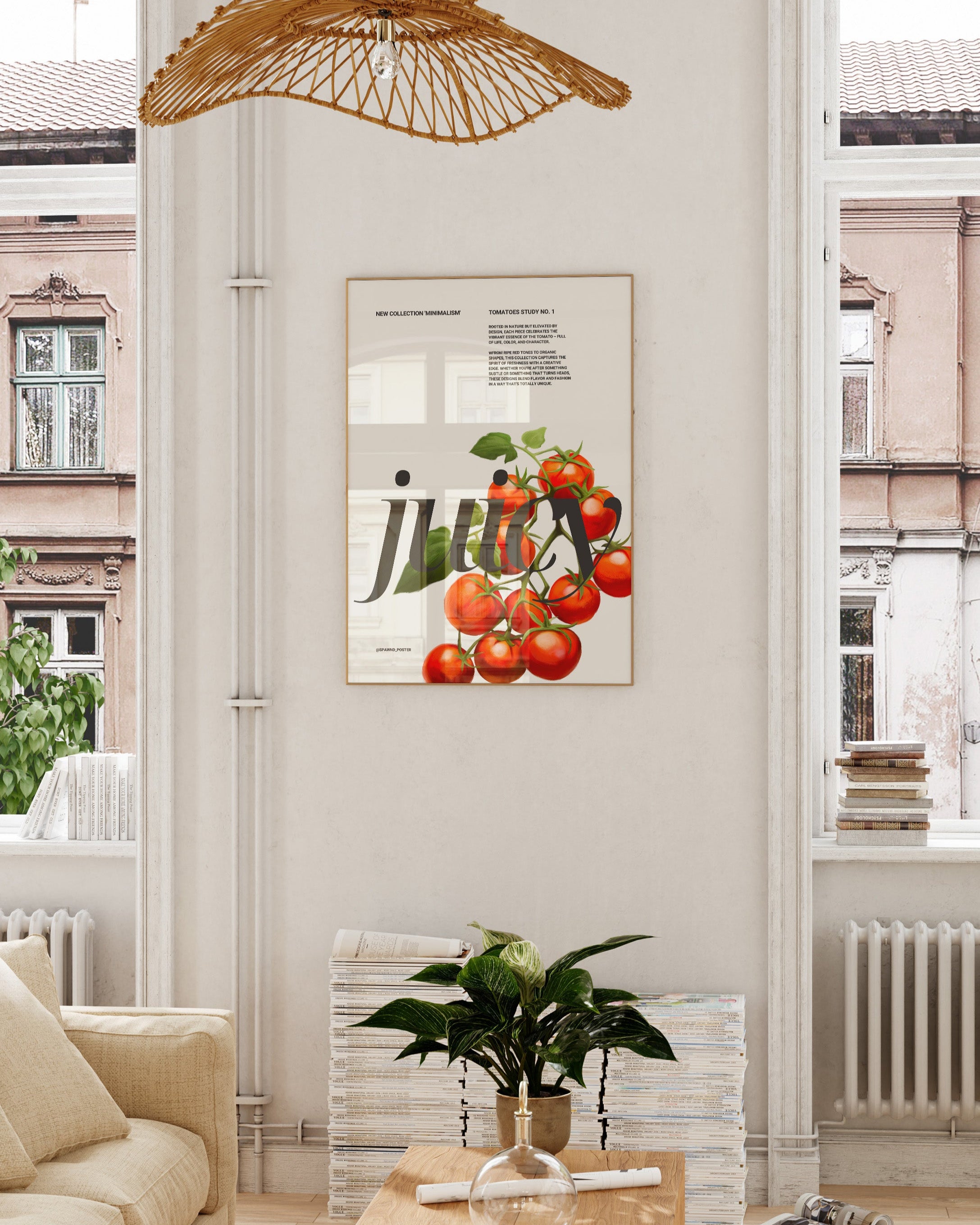 Juicy Poster – FineArt Wandbild, moderne Kunst & Fine Art Print von Spawnd, handgefertigt & Made in Germany