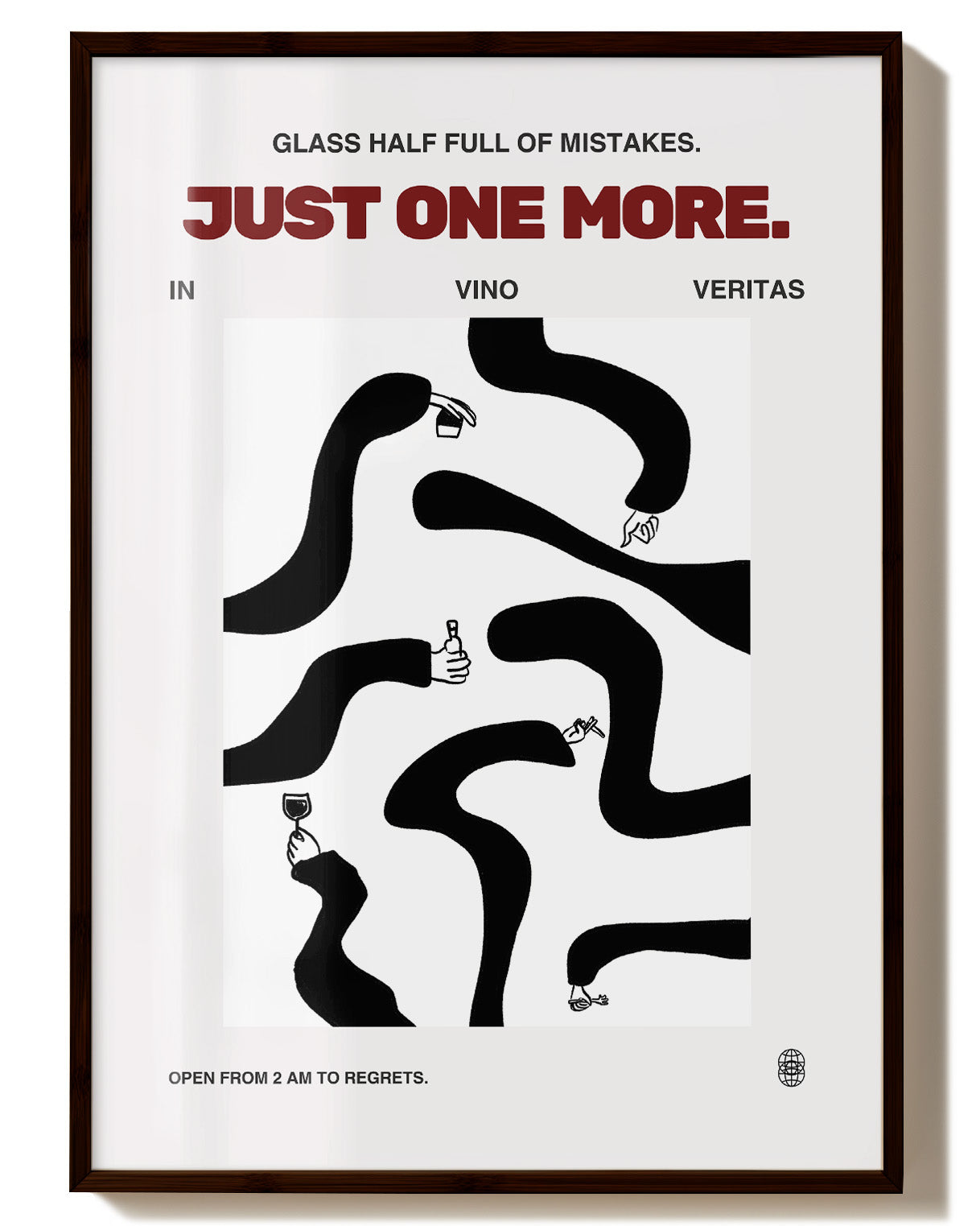 Just one more Poster – FineArt Wandbild, moderne Kunst & Fine Art Print von Spawnd, handgefertigt & Made in Germany