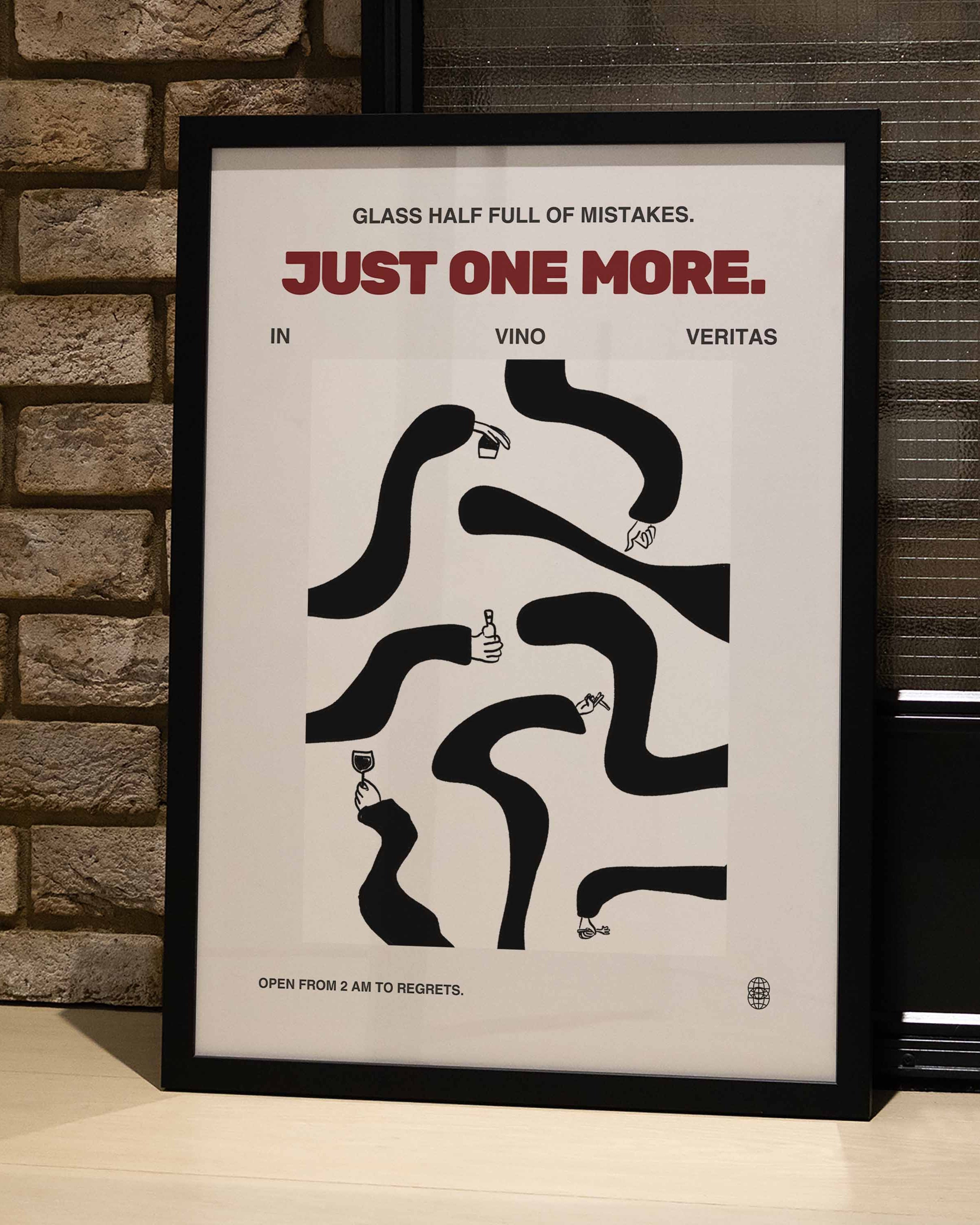 Just one more Poster – FineArt Wandbild, moderne Kunst & Fine Art Print von Spawnd, handgefertigt & Made in Germany