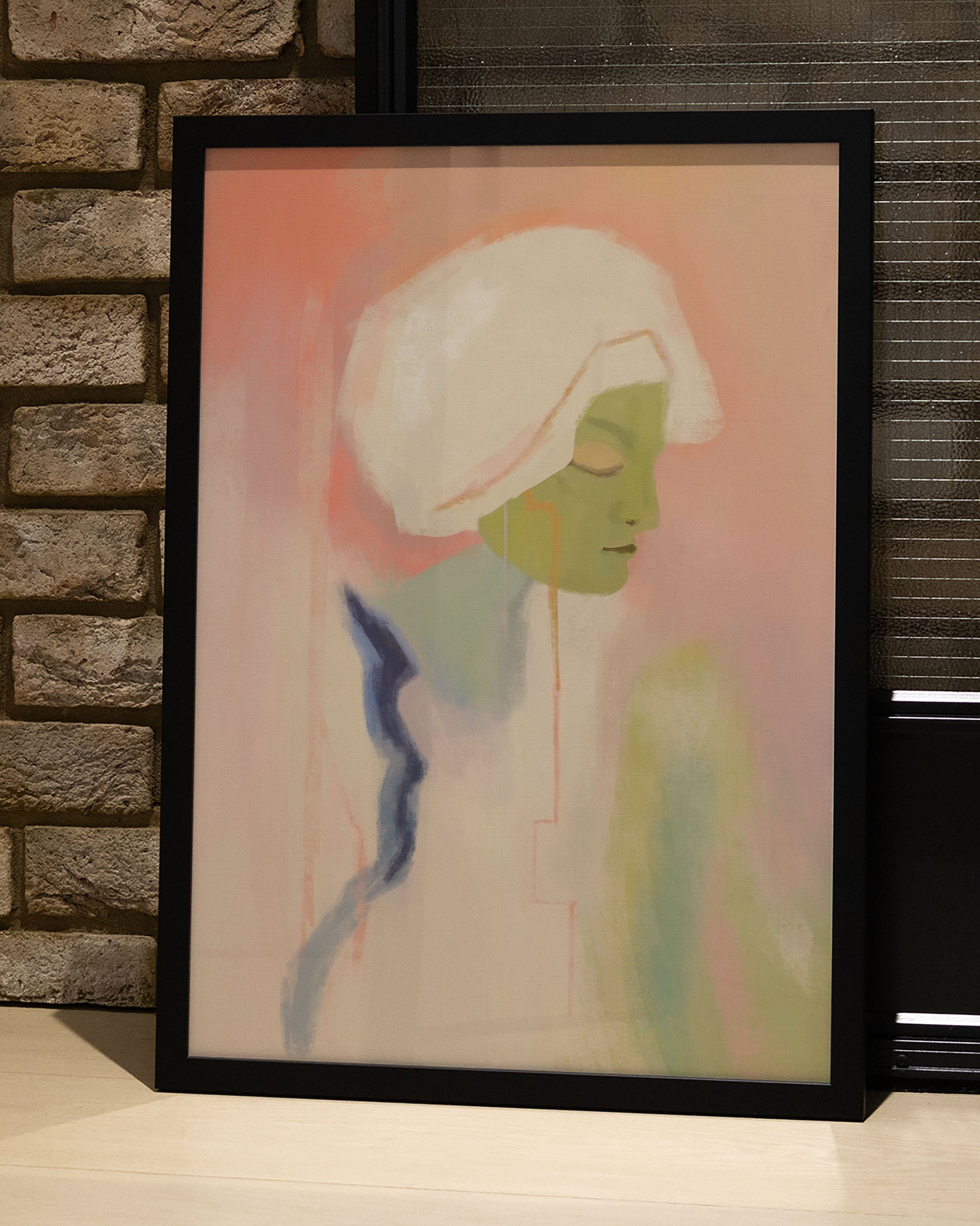 No More Questions Poster – FineArt Wandbild, moderne Kunst & Fine Art Print von Spawnd, handgefertigt & Made in Germany