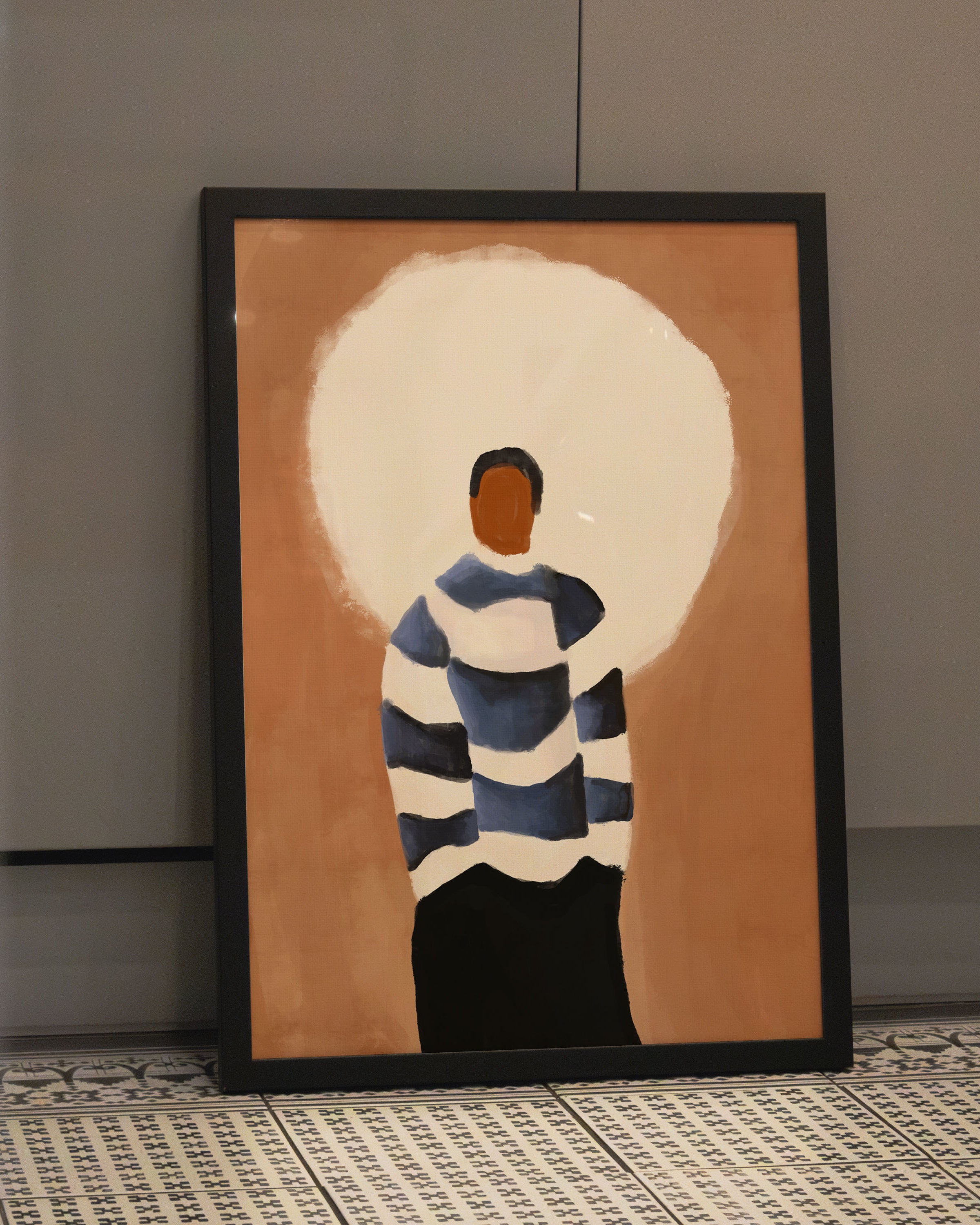 In the Middle of Self Poster – FineArt Wandbild, moderne Kunst & Fine Art Print von Spawnd, handgefertigt & Made in Germany