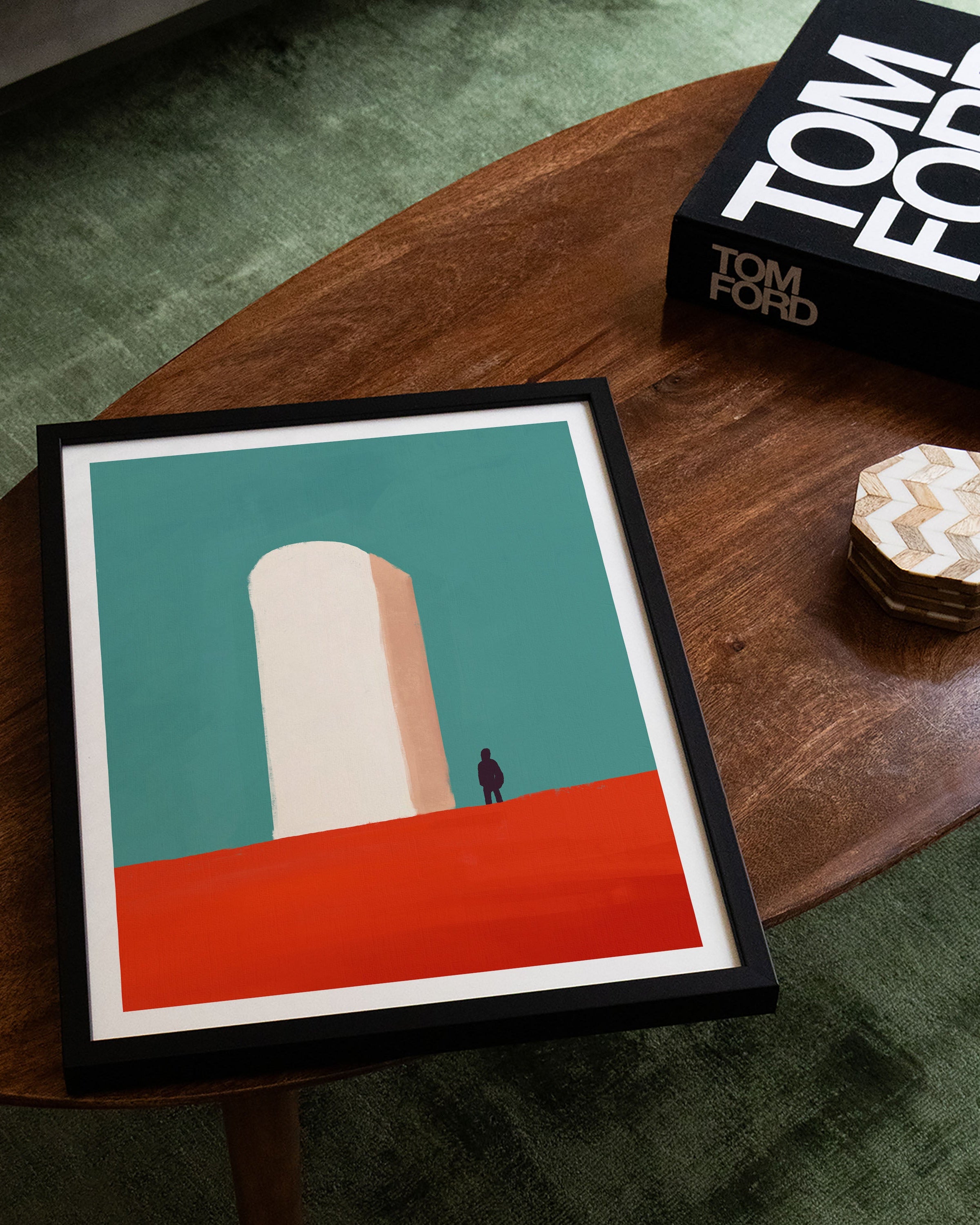 The Gate Without Name Poster – FineArt Wandbild, moderne Kunst & Fine Art Print von Spawnd, handgefertigt & Made in Germany