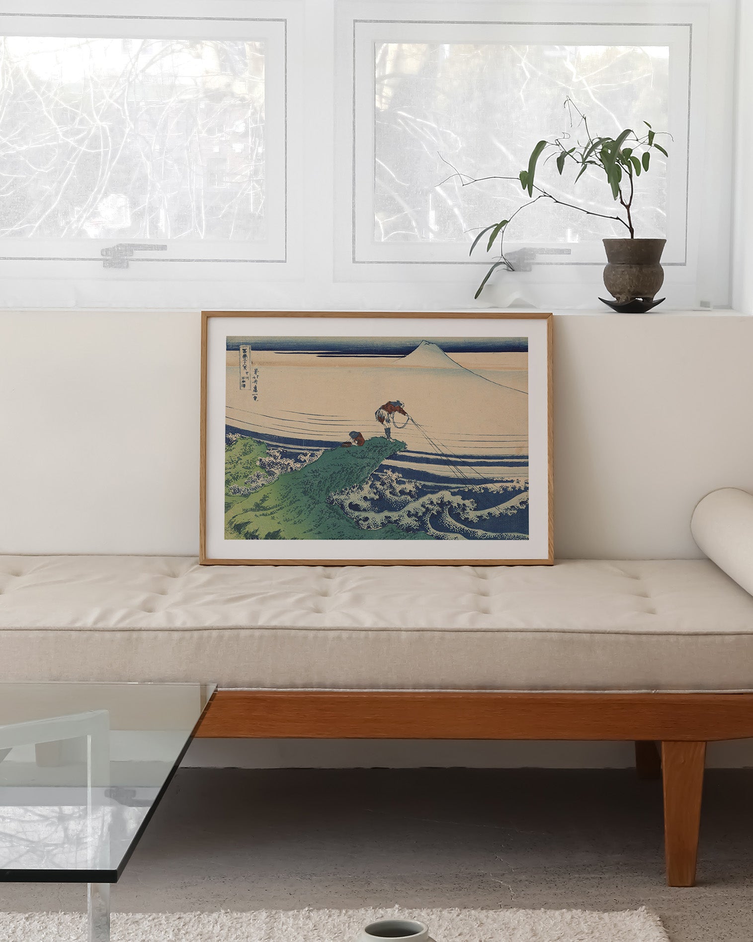 Kōshū Kajikazawa Poster – FineArt Wandbild, moderne Kunst & Fine Art Print von Spawnd, handgefertigt & Made in Germany