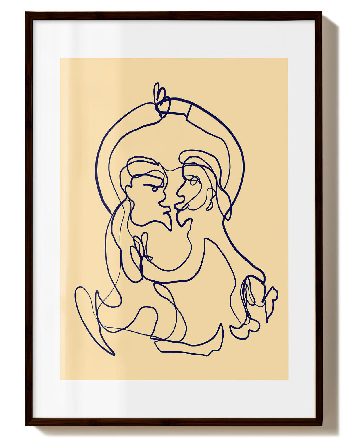 L' Amour Poster – FineArt Wandbild, moderne Kunst & Fine Art Print von Spawnd, handgefertigt & Made in Germany