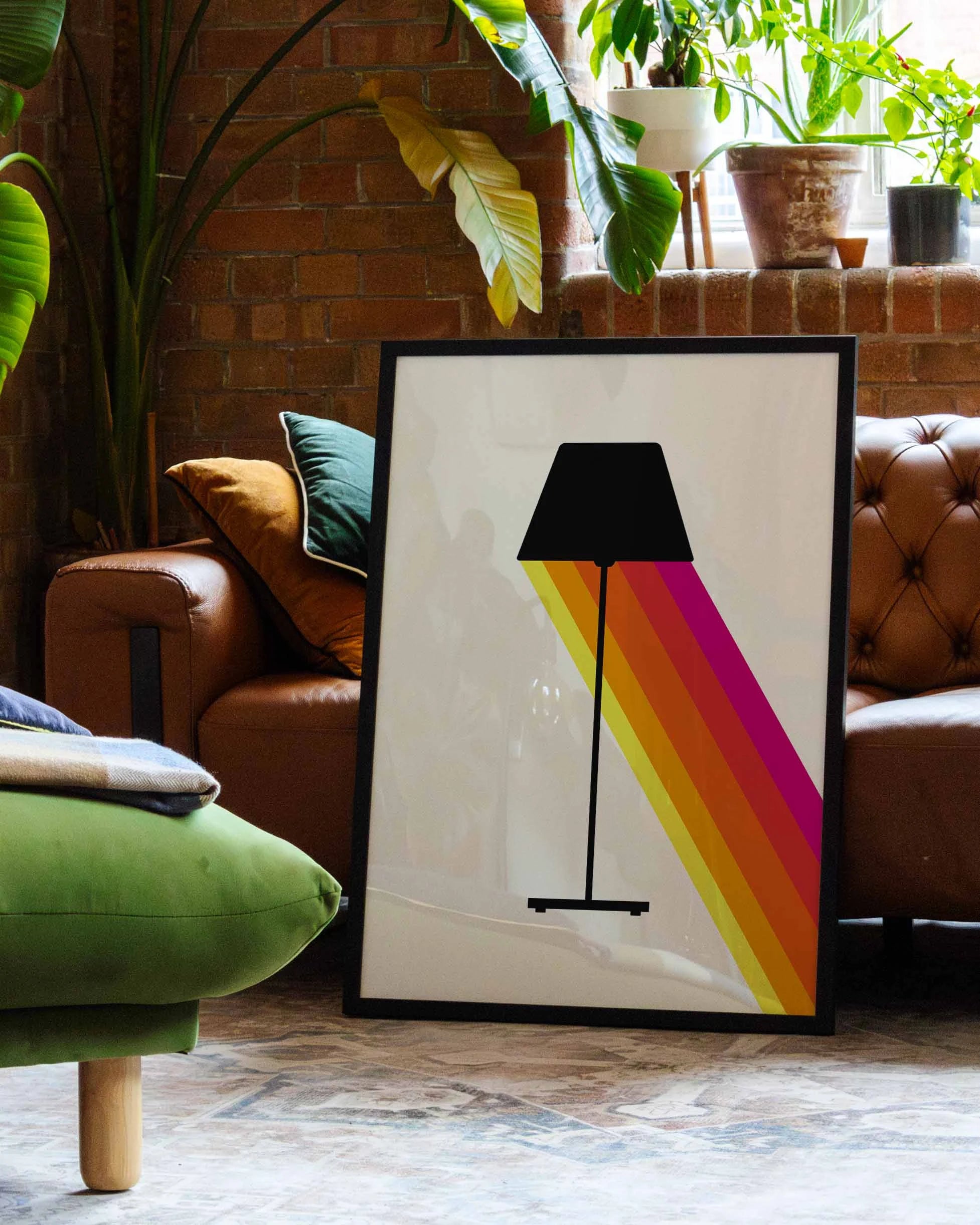 Lamp Poster – FineArt Wandbild, moderne Kunst & Fine Art Print von Spawnd, handgefertigt & Made in Germany